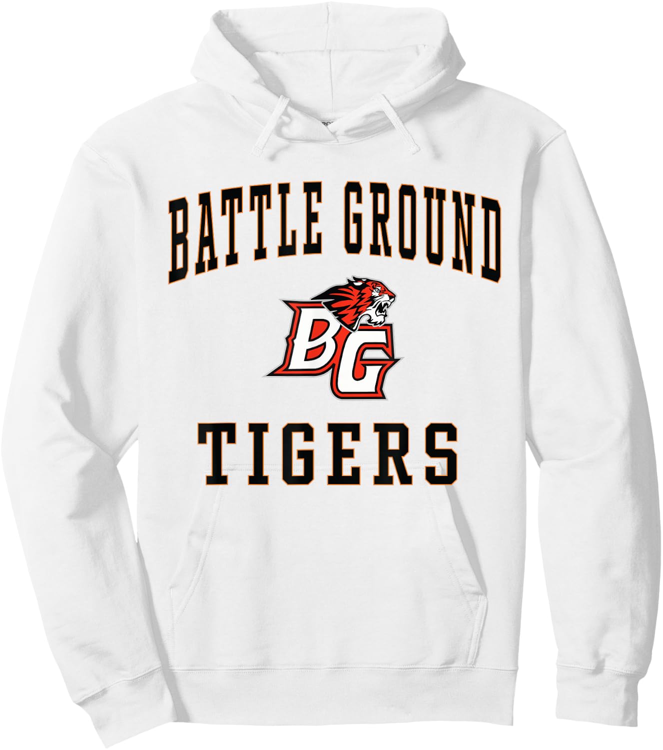 Battle Ground High School Tigers C1 Hoodie - Hoodie | White