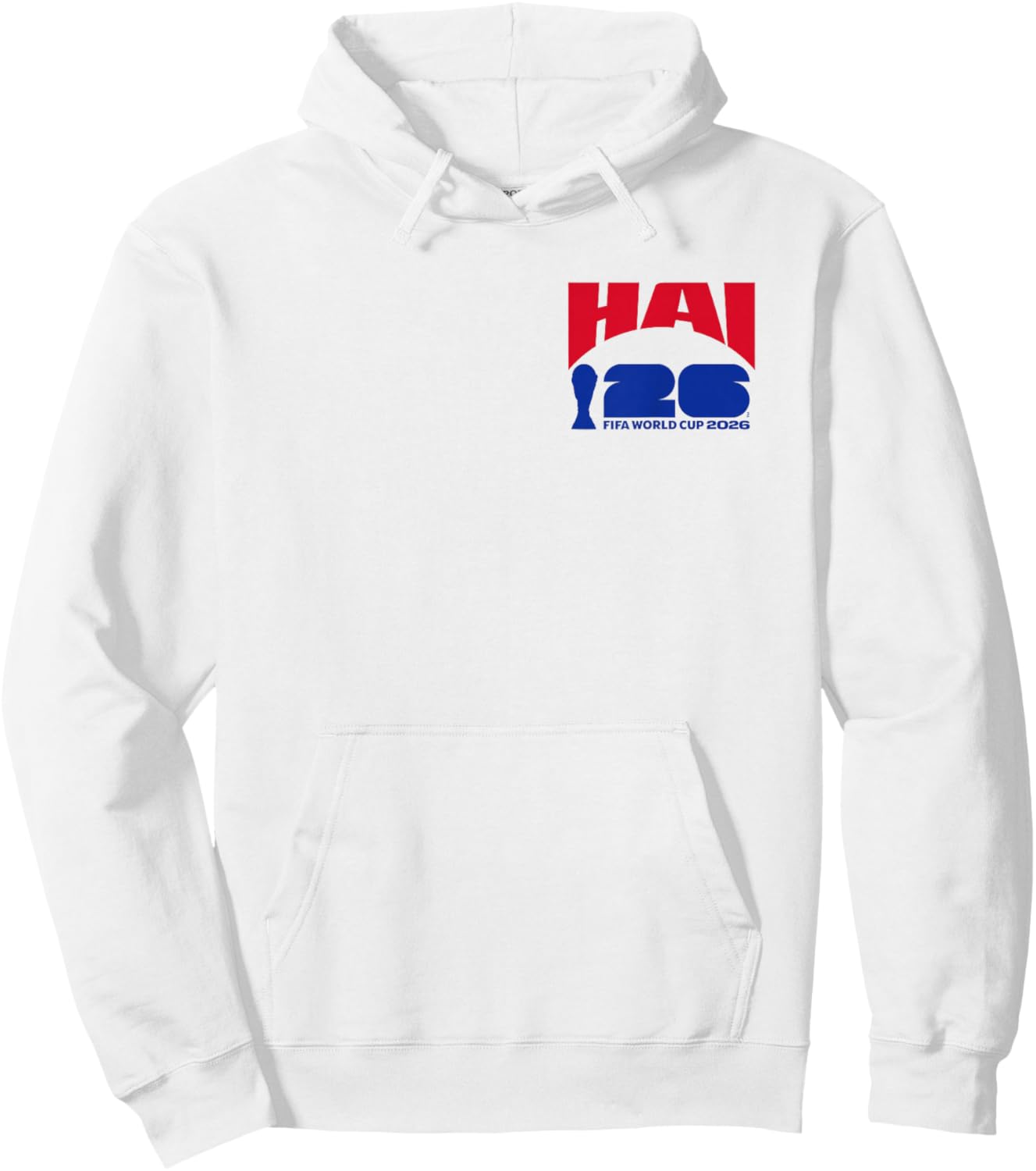 FIFA World CUP26 Haiti Ball in Goal Hoodie - Hoodie | White