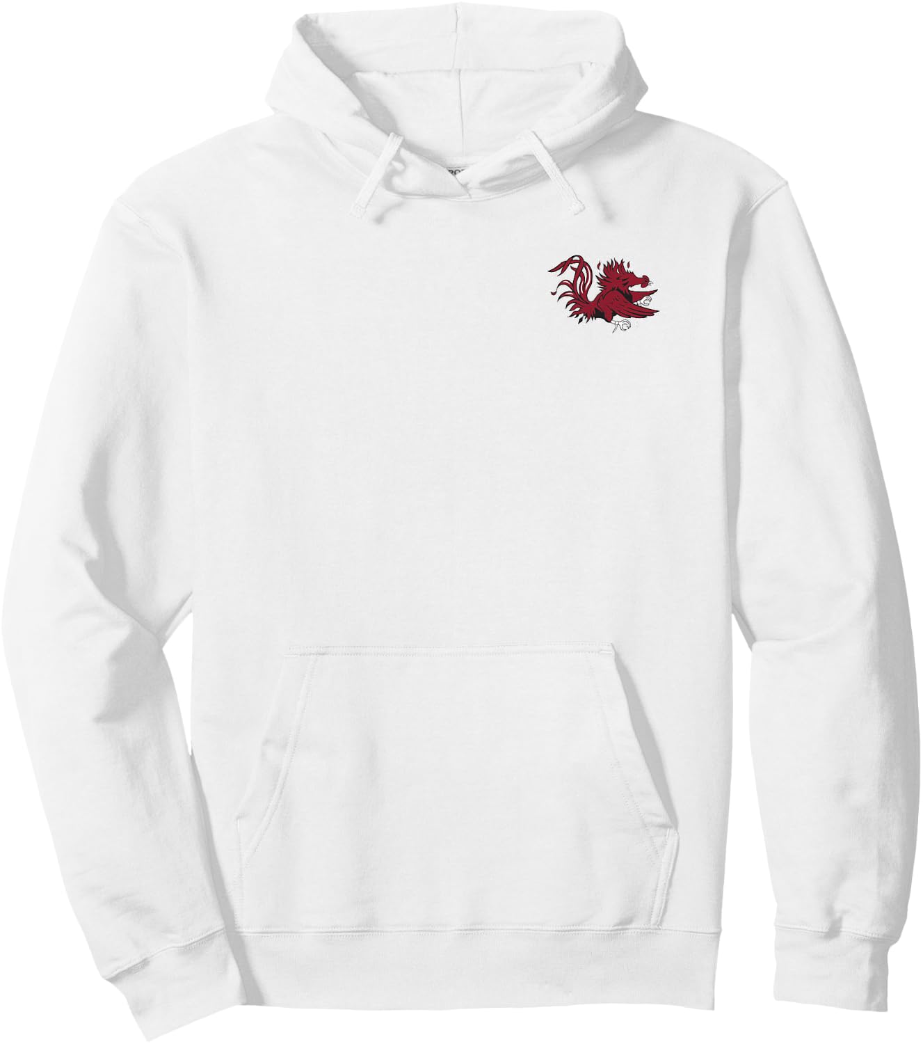 South Carolina Gamecocks Icon Front/Back Heather Gray Hoodie - Hoodie | White