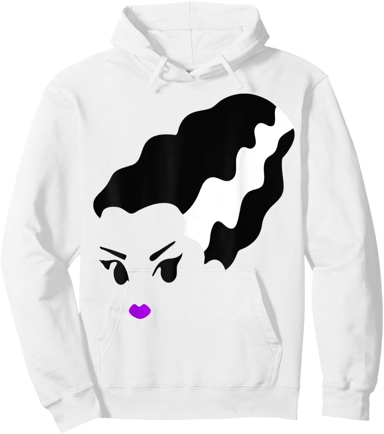 Bride of Frankenstein Monster Halloween Costume Hoodie - Hoodie | White