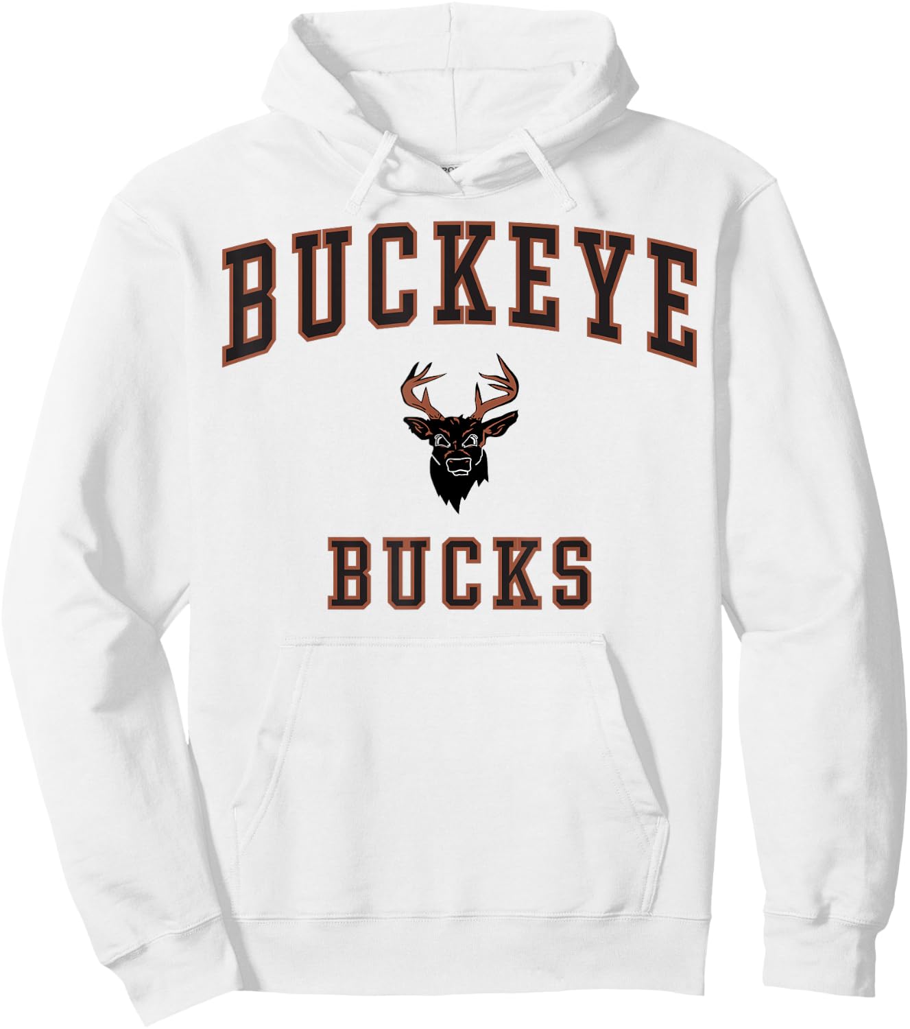 Buckeye High School Bucks C1 Hoodie - Hoodie | White