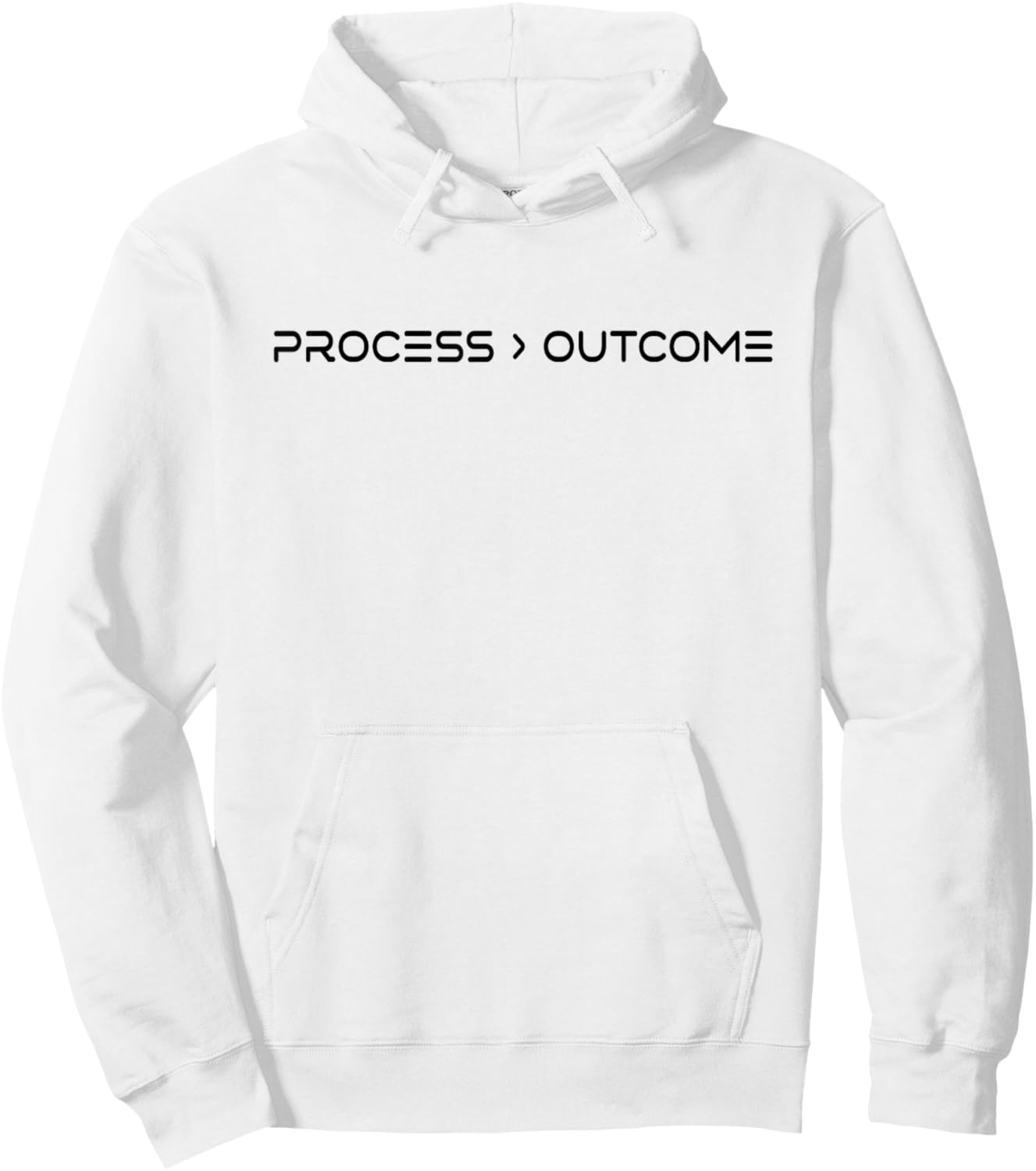 Process Over Outcome Hoodie - Hoodie | White