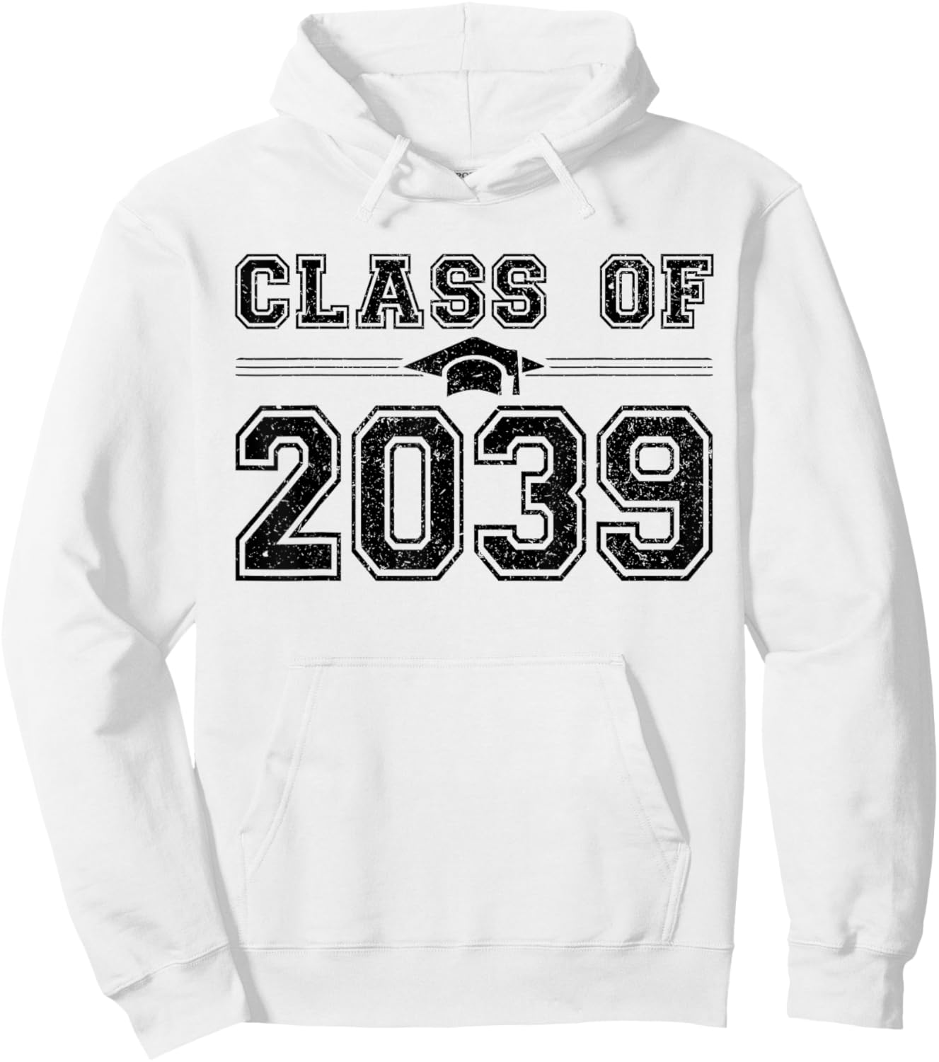Class of 2039 Grow With Me First Day of School Graduation Hoodie - Hoodie | White