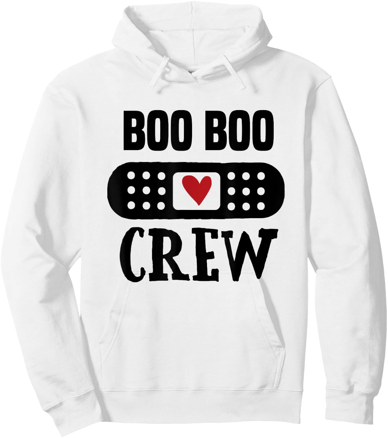 Boo Boo Crew First Aid School Nurse Day Care Teacher Hoodie - Hoodie | White