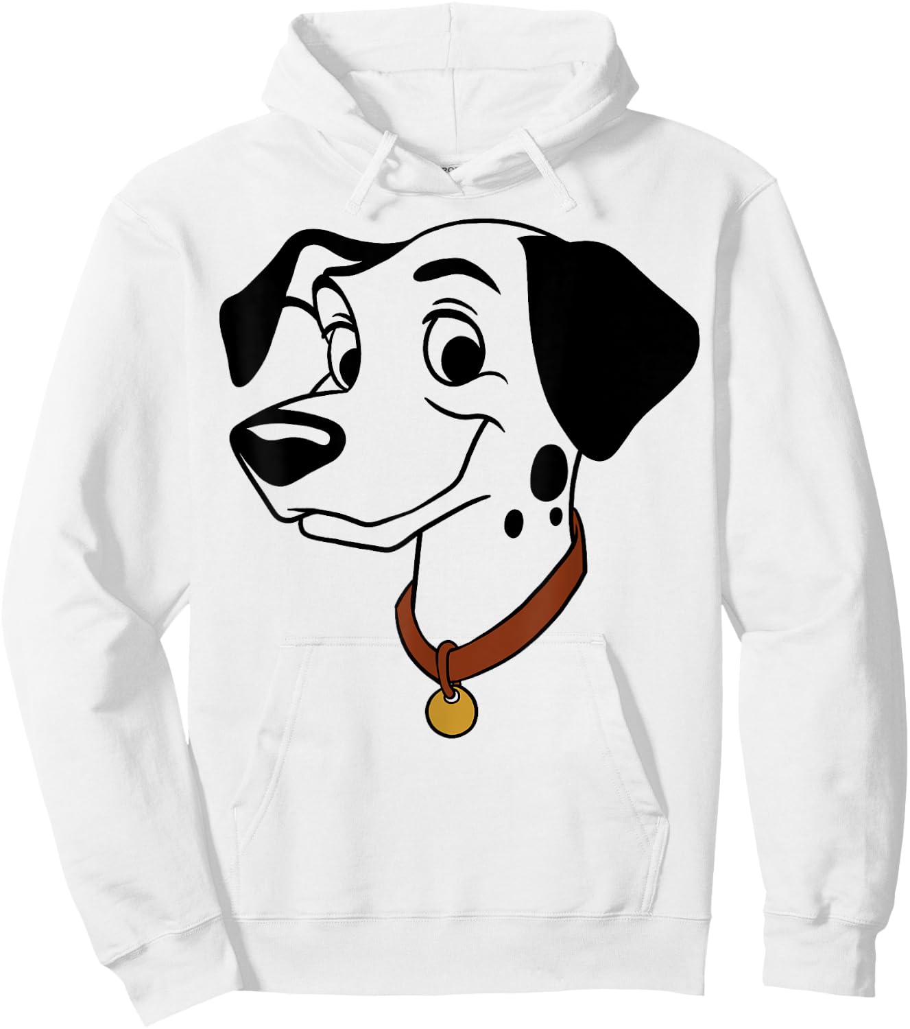 Disney 101 Dalmatians Pongo Big Face Hoodie - Hoodie | White