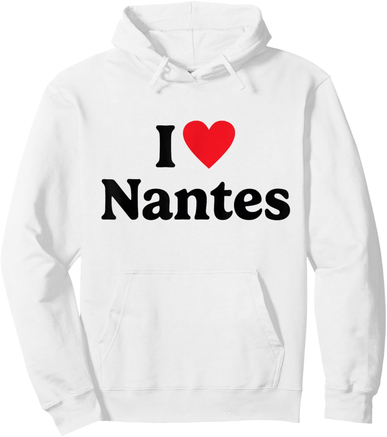 J'aime Nantes Hoodie - Hoodie | White