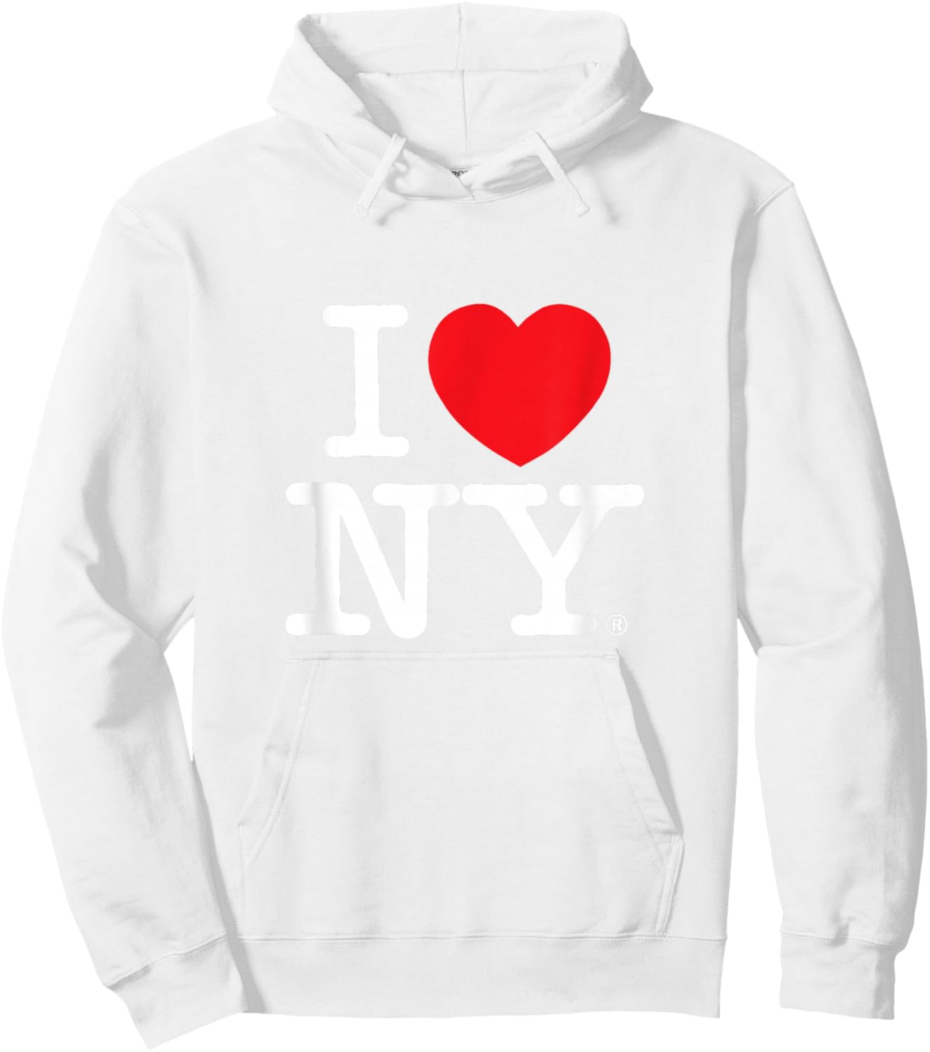 I LOVE NY Classic Logo Hoodie - Hoodie | White