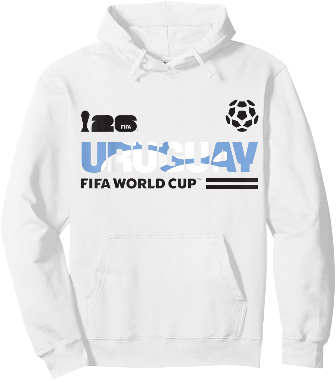 FIFA World CUP26 Qualifier Uruguay Hoodie - Hoodie | White