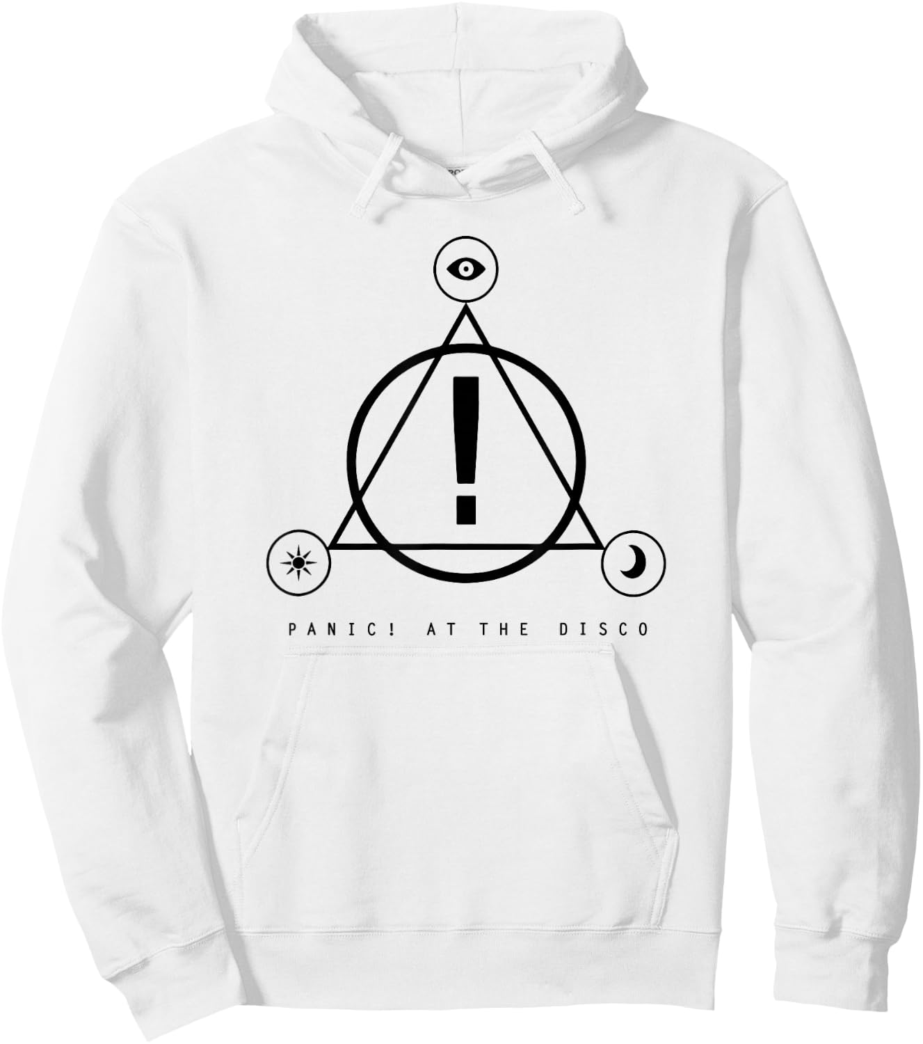 Panic! At The Disco - Symbol Logo Hoodie - Hoodie | White