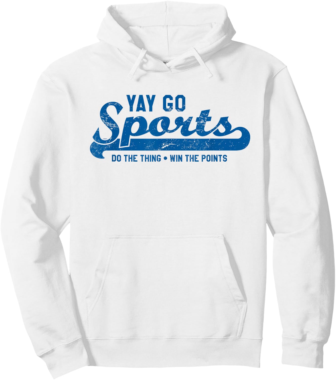 Yay Go Sports! Funny Sports Hoodie - Hoodie | White