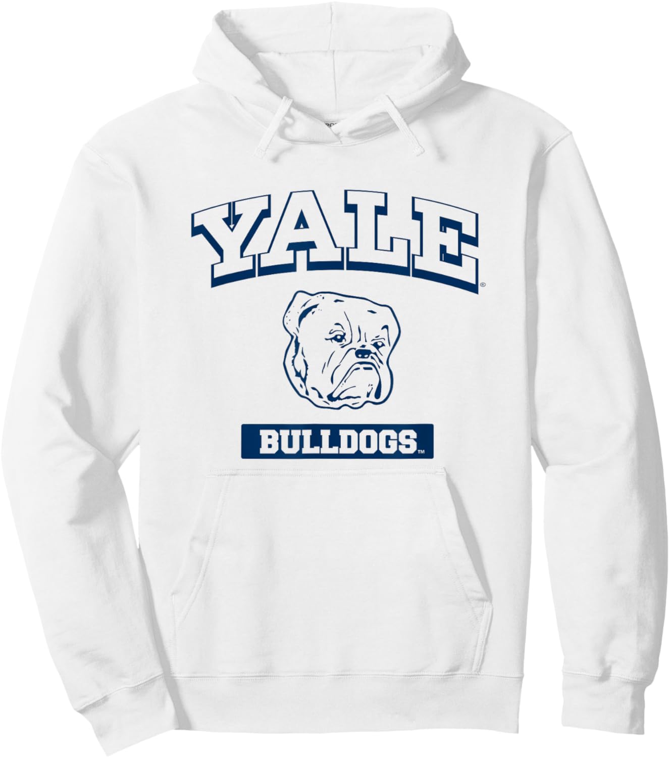 Yale University Blue Bulldogs Hoodie - Hoodie | White