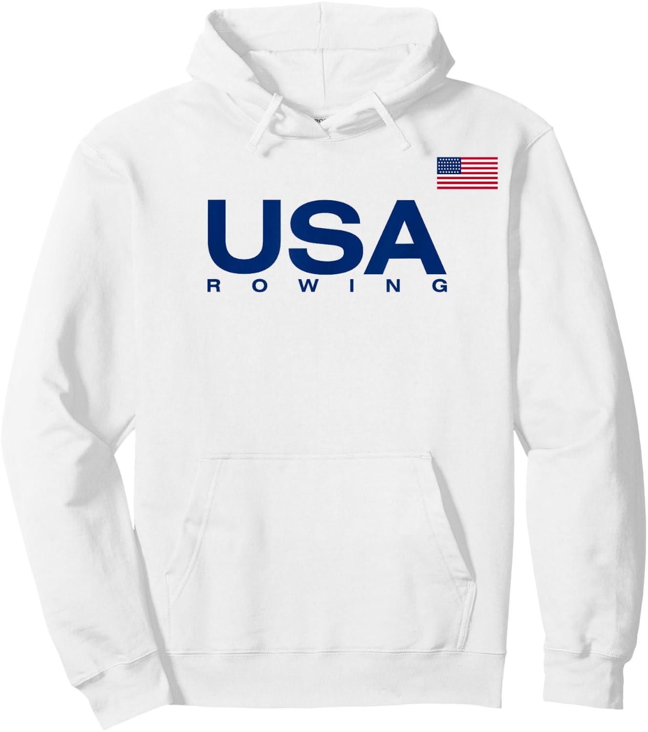 USA Rowing Flag Hoodie - Hoodie | White