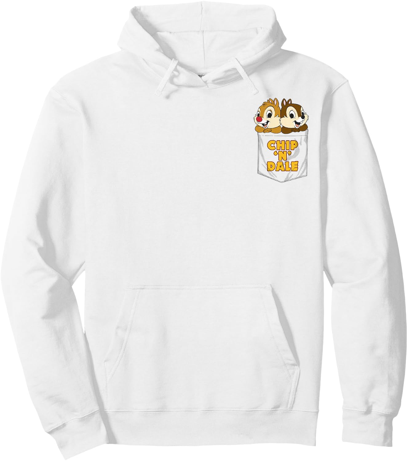 Disney Chip 'N Dale Faux Pocket Hoodie - Hoodie | White