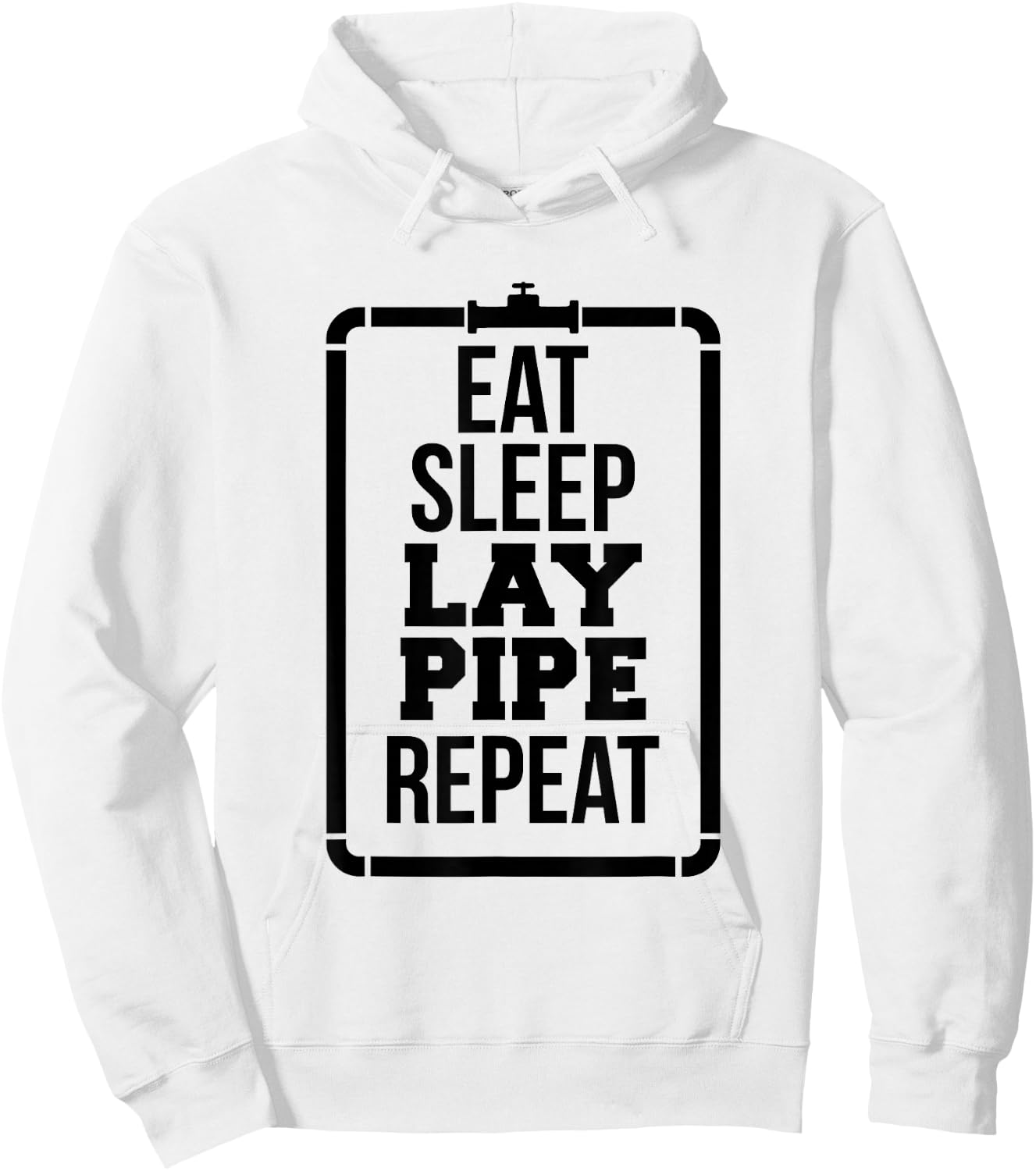 Funny Pipeliner Welding Pipe Lay Pipeline Flirt Gag Gift Hoodie - Hoodie | White