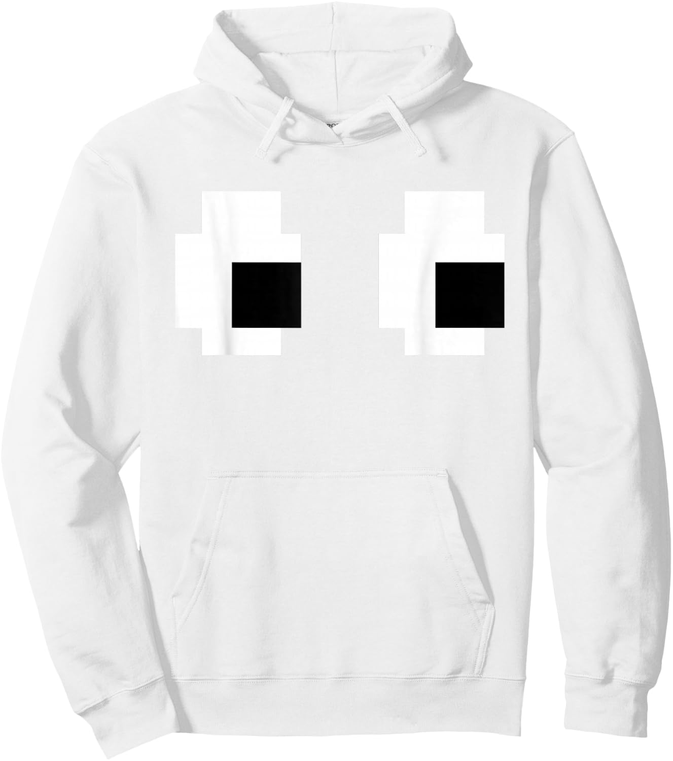 Retro Arcade Game Ghost 80s 8 bit Halloween Group Costume Hoodie - Hoodie | White