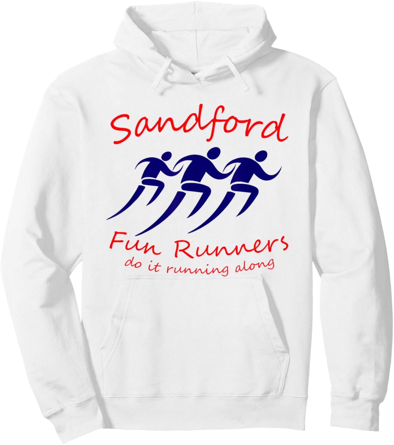 Sandford Fun Runners do it Running Along Hoodie - Hoodie | White