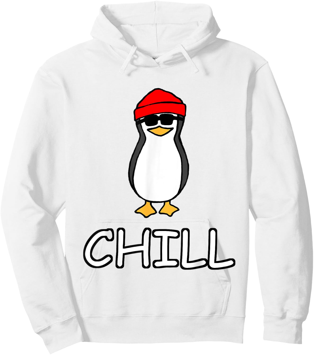 Chill Penguin for Boys Girls Men Women Hoodie - Hoodie | White