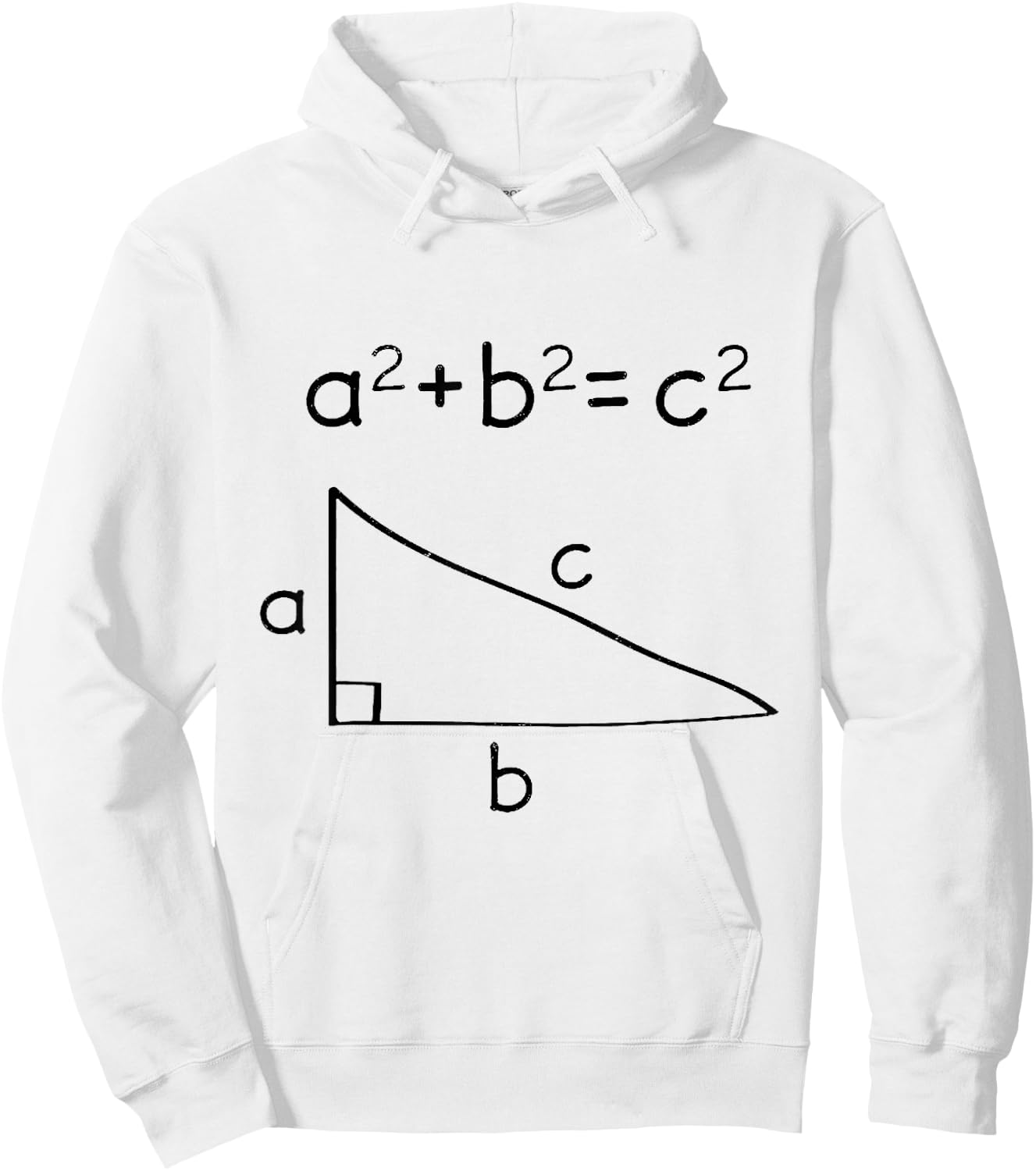 Pythagorean Theorem Hoodie - Hoodie | White