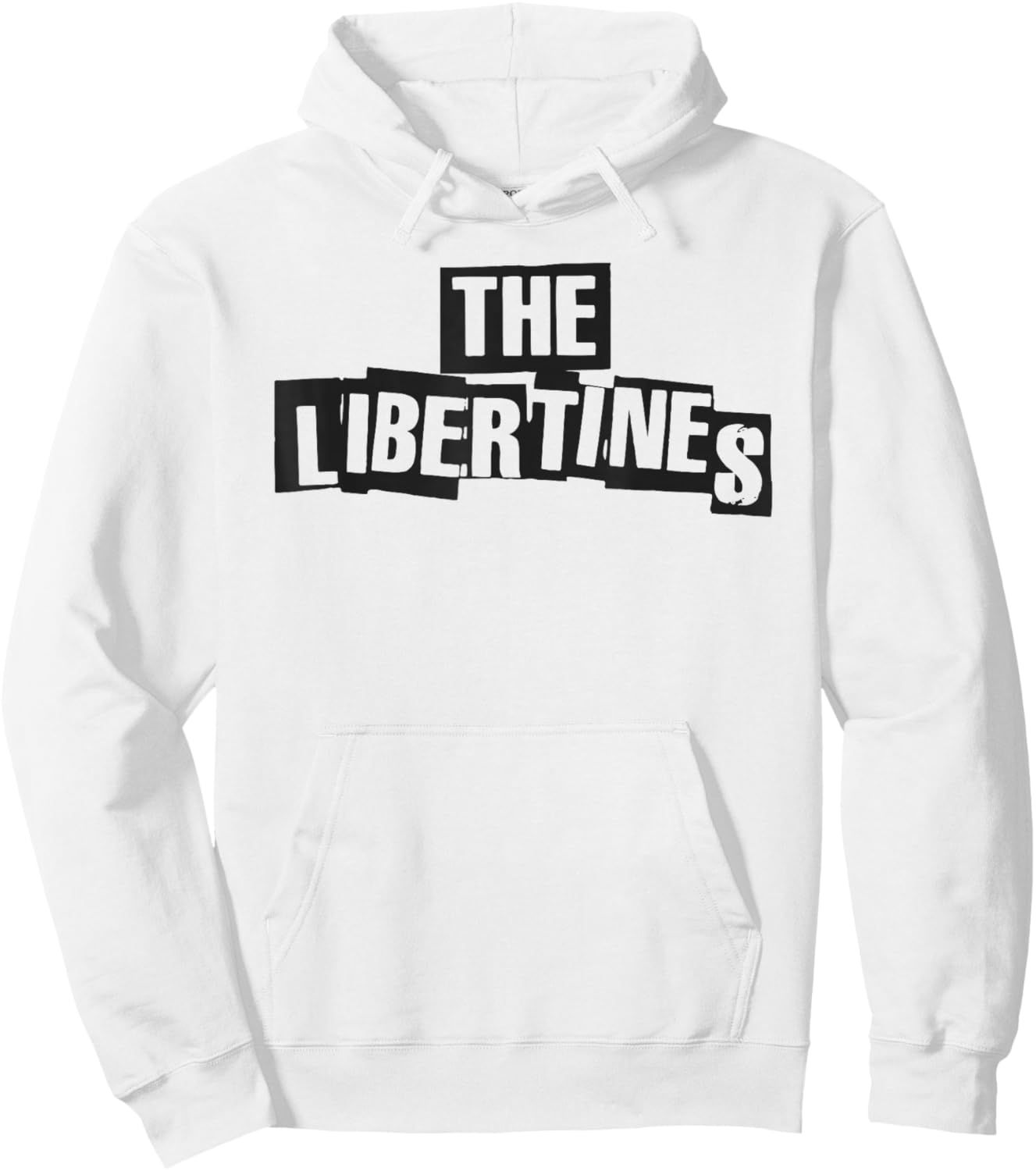 The Libertines – Black Logo Hoodie - Hoodie | White