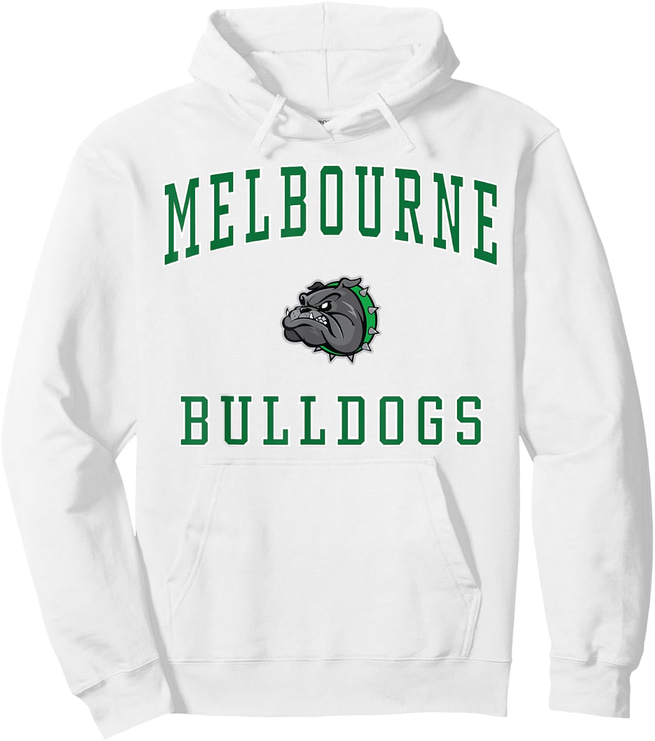 Melbourne High School Bulldogs Hoodie - Hoodie | White