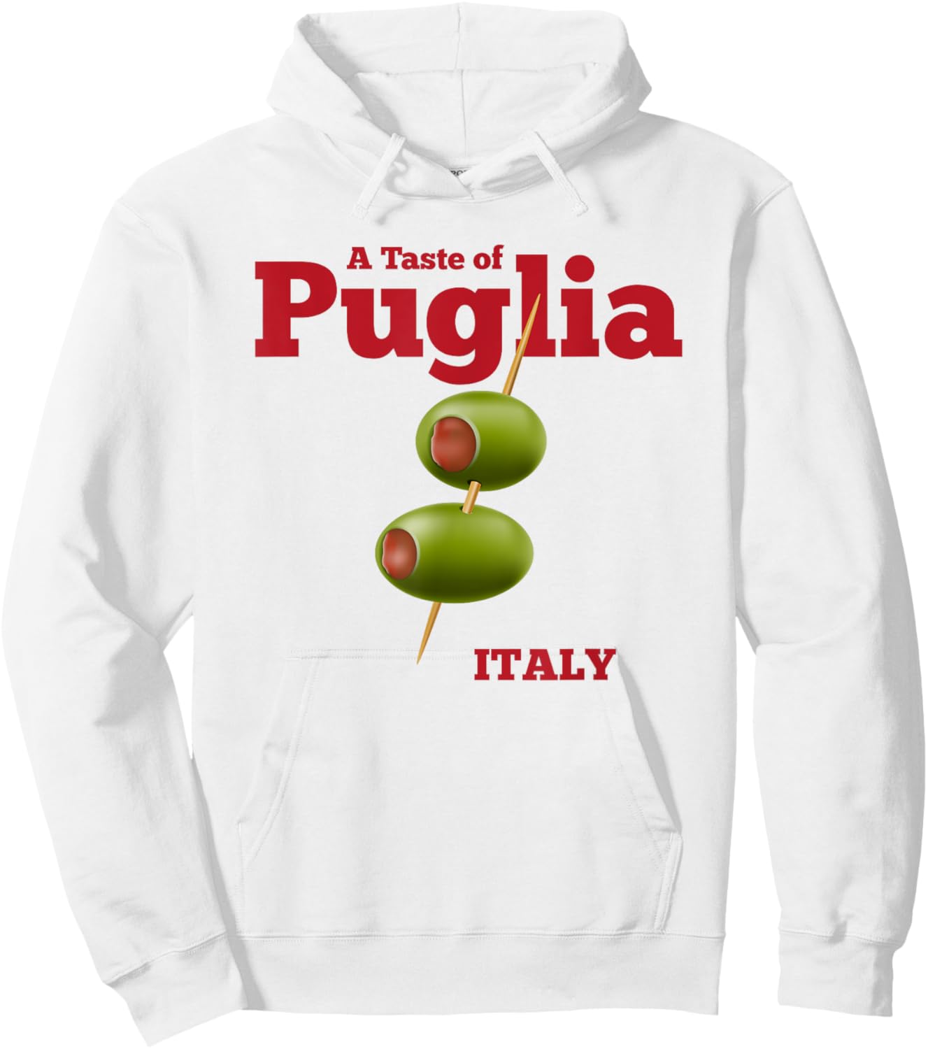 Puglia Olives Hoodie - Hoodie | White