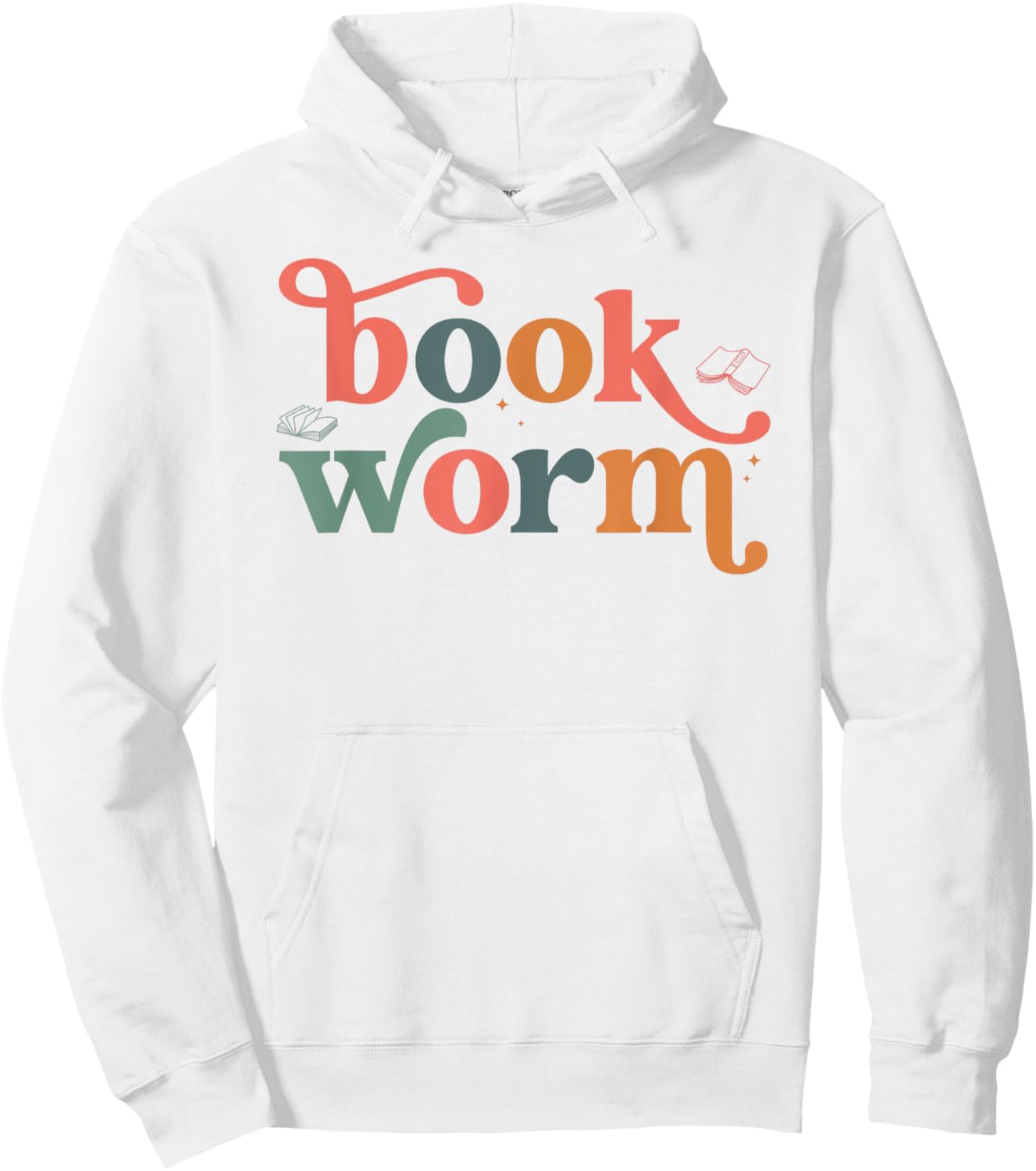 Book Worm Reading Women Book Lovers Hoodie - Hoodie | White