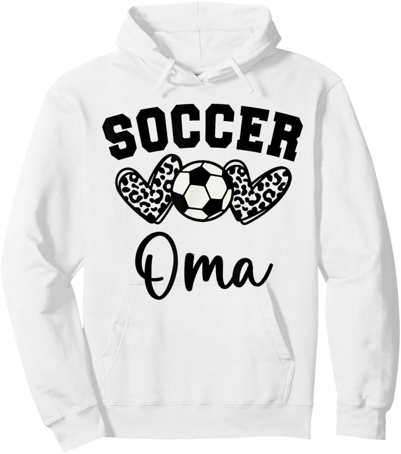 Soccer Oma Matching Family Soccer Hoodie - Hoodie | White