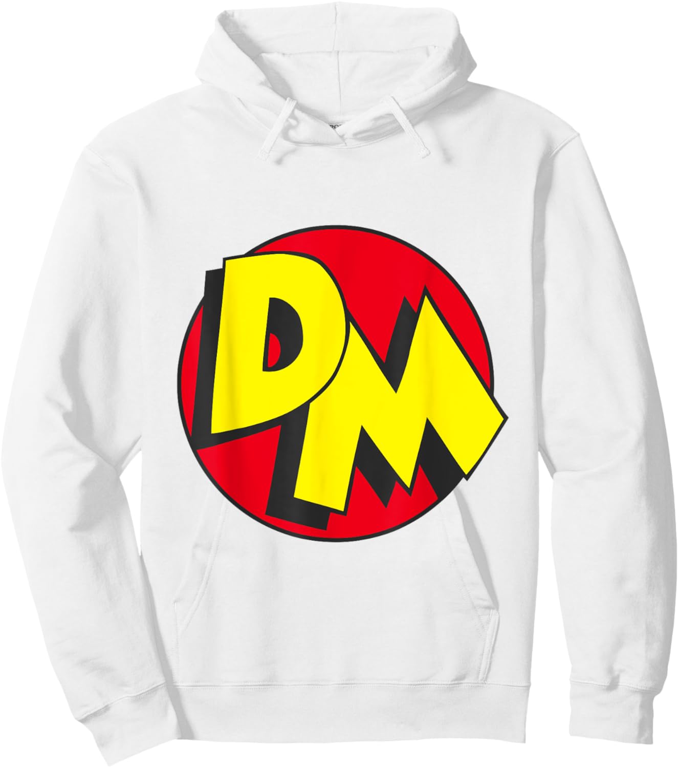 Danger Mouse Classic DM Logo Hoodie - Hoodie | White