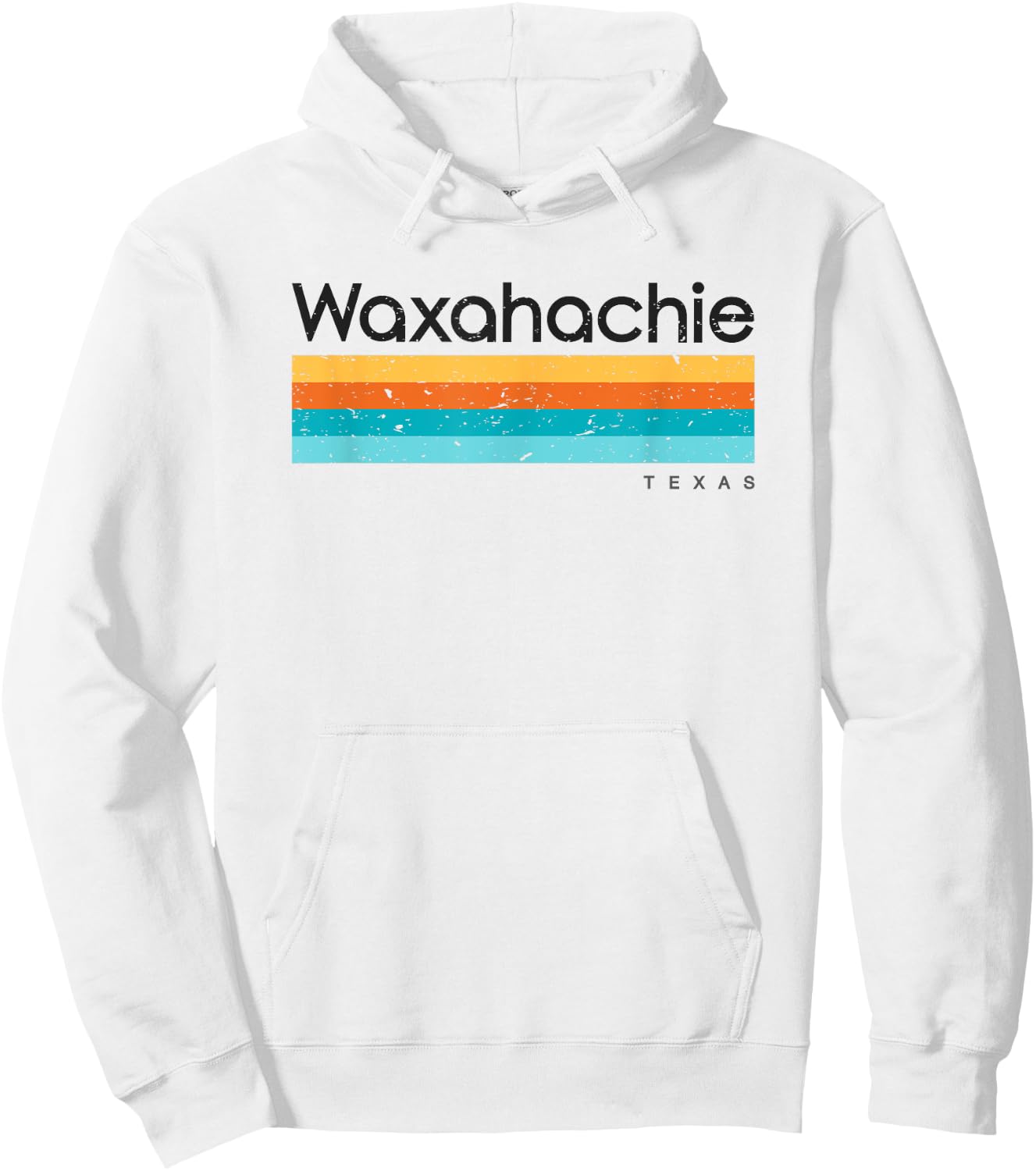 Vintage Waxahachie TX Texas USA Retro Design Hoodie - Hoodie | White