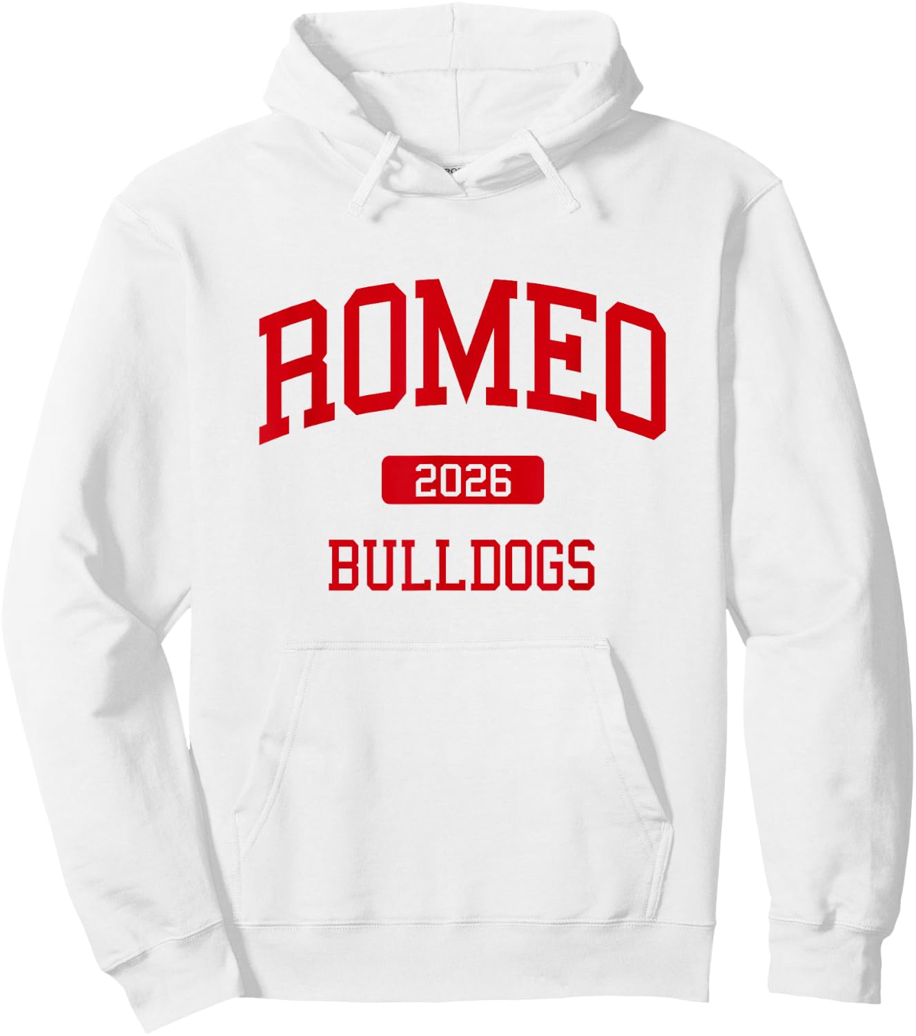 Romeo High School Class of 2026 Washington MI Hoodie - Hoodie | White