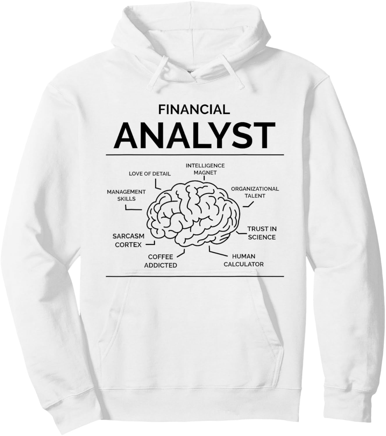 Financial Analyst Hoodie - Hoodie | White