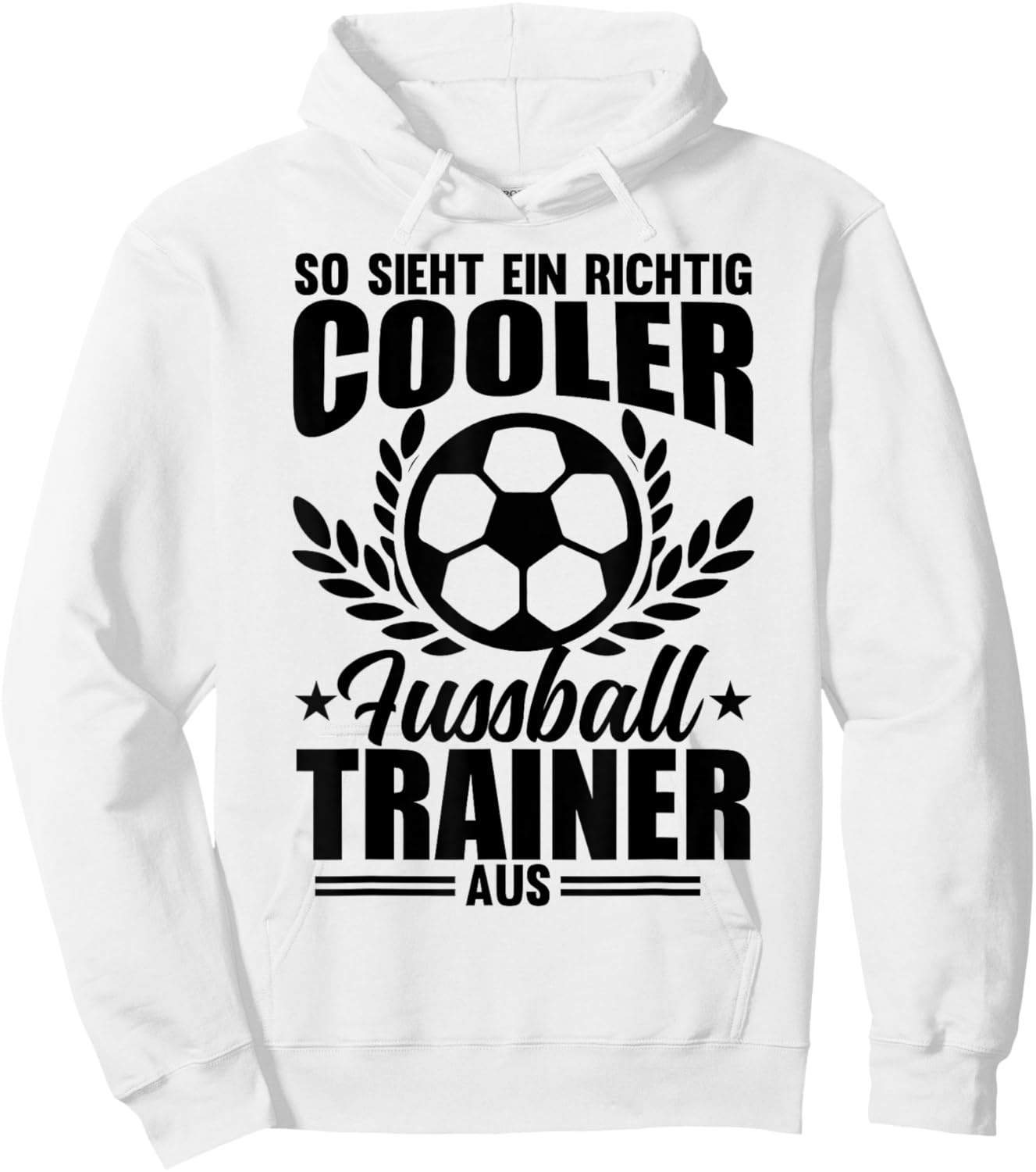 Fussballtrainer Spruch Geschenk Bester Fußball-Trainer Gesch Hoodie - Hoodie | White