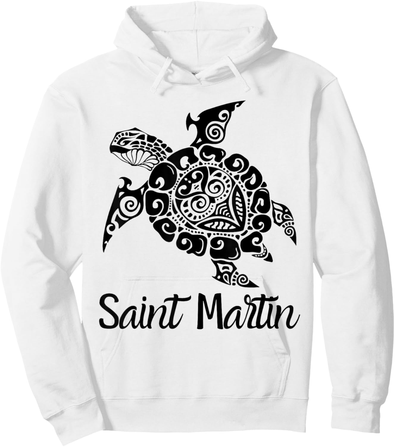 Turtle Saint Martin / Sint Maarten Hoodie - Hoodie | White