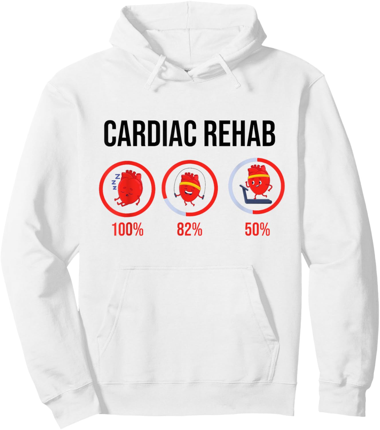 Cardiac Rehab Physical Therapist & Nurse Rehabilitation Hoodie - Hoodie | White