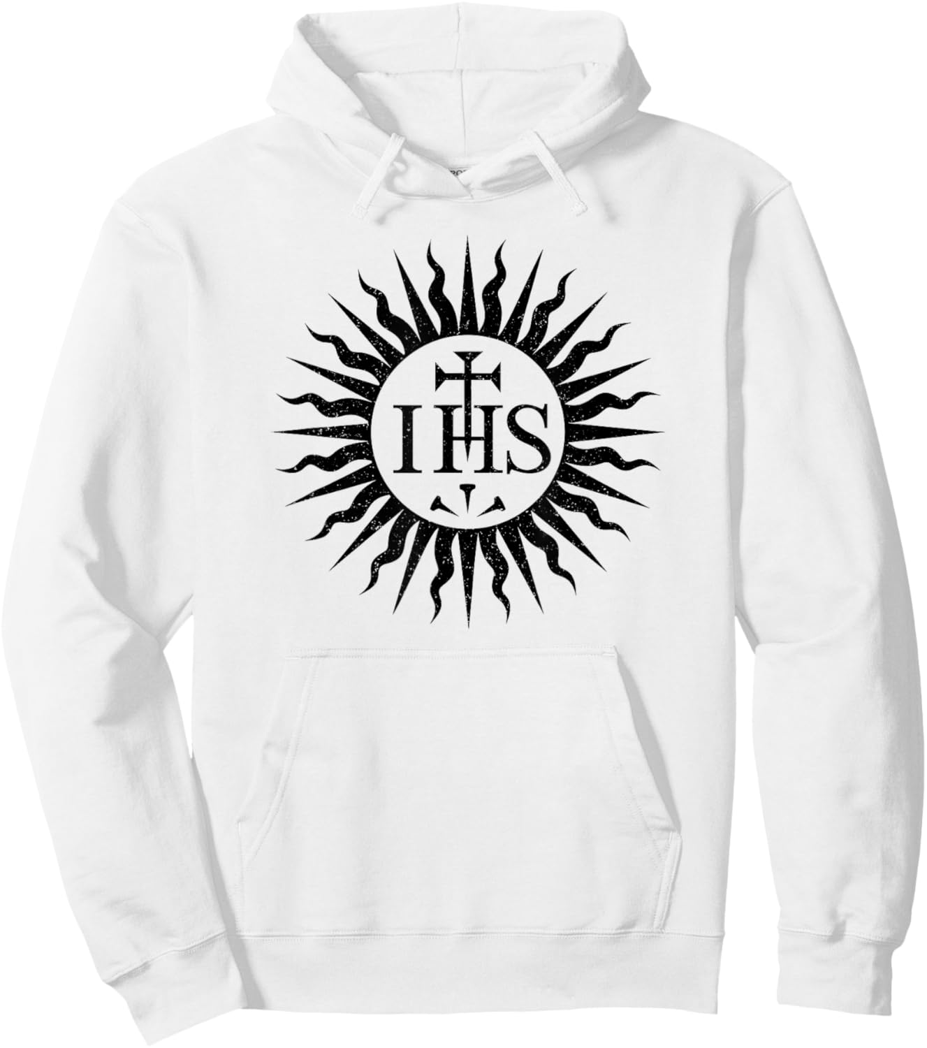Ihs Symbol Christogram Monogram of Jesus Christ Hoodie - Hoodie | White