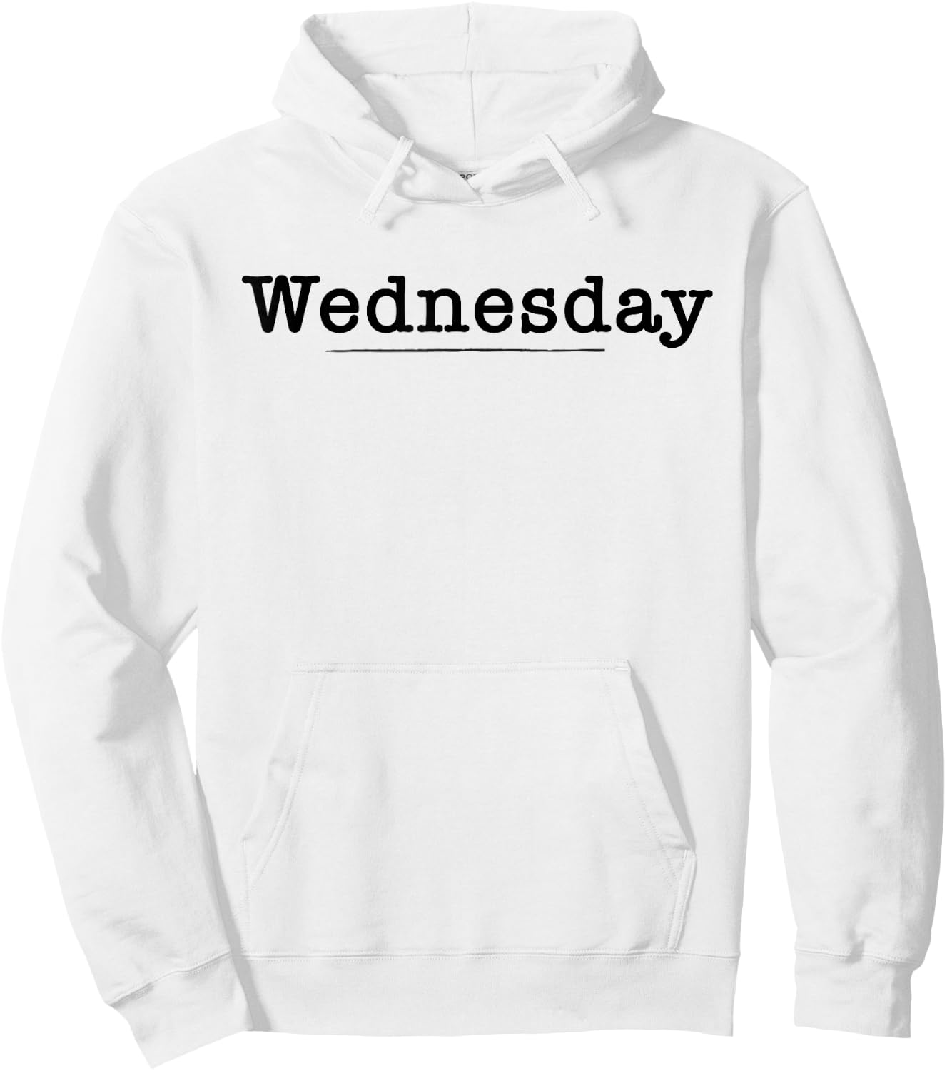 Days of the Week Wednesday (more colors) Hoodie - Hoodie | White