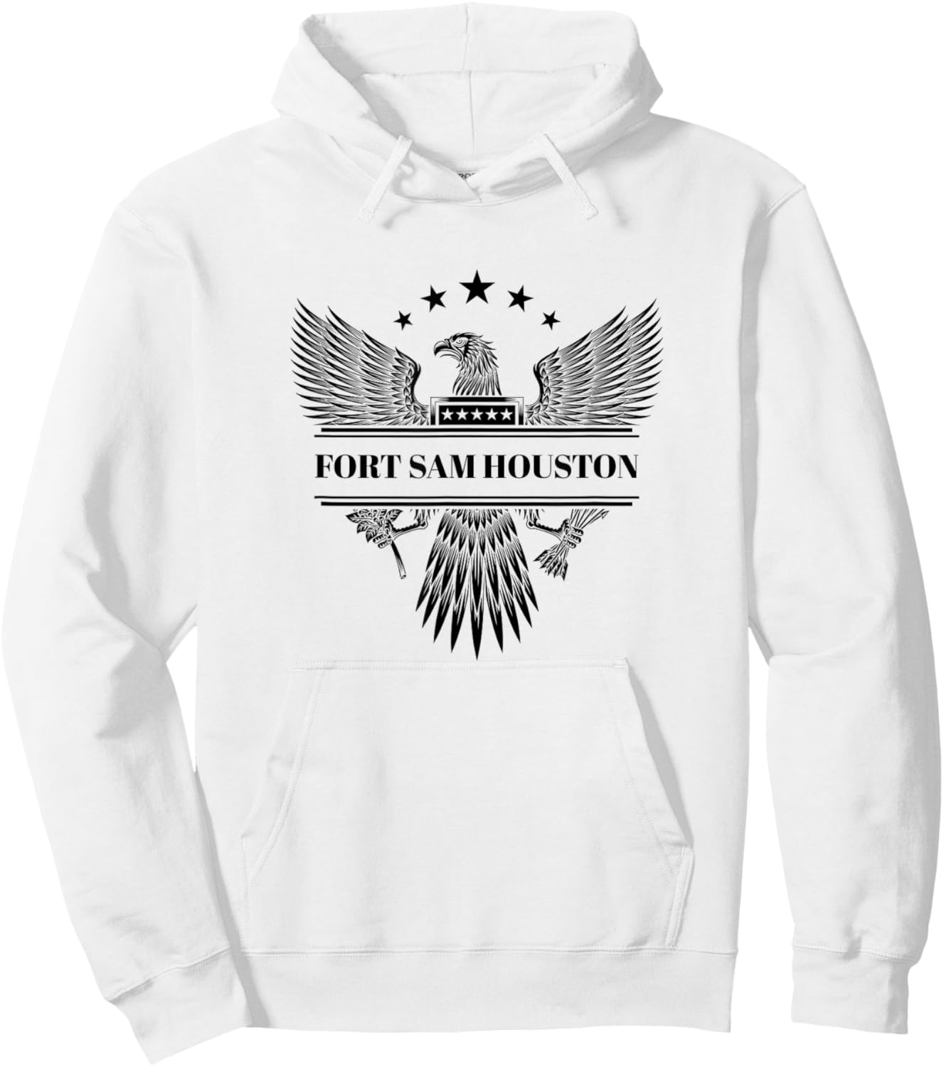 Fort Sam Houston Military Base Hoodie - Hoodie | White
