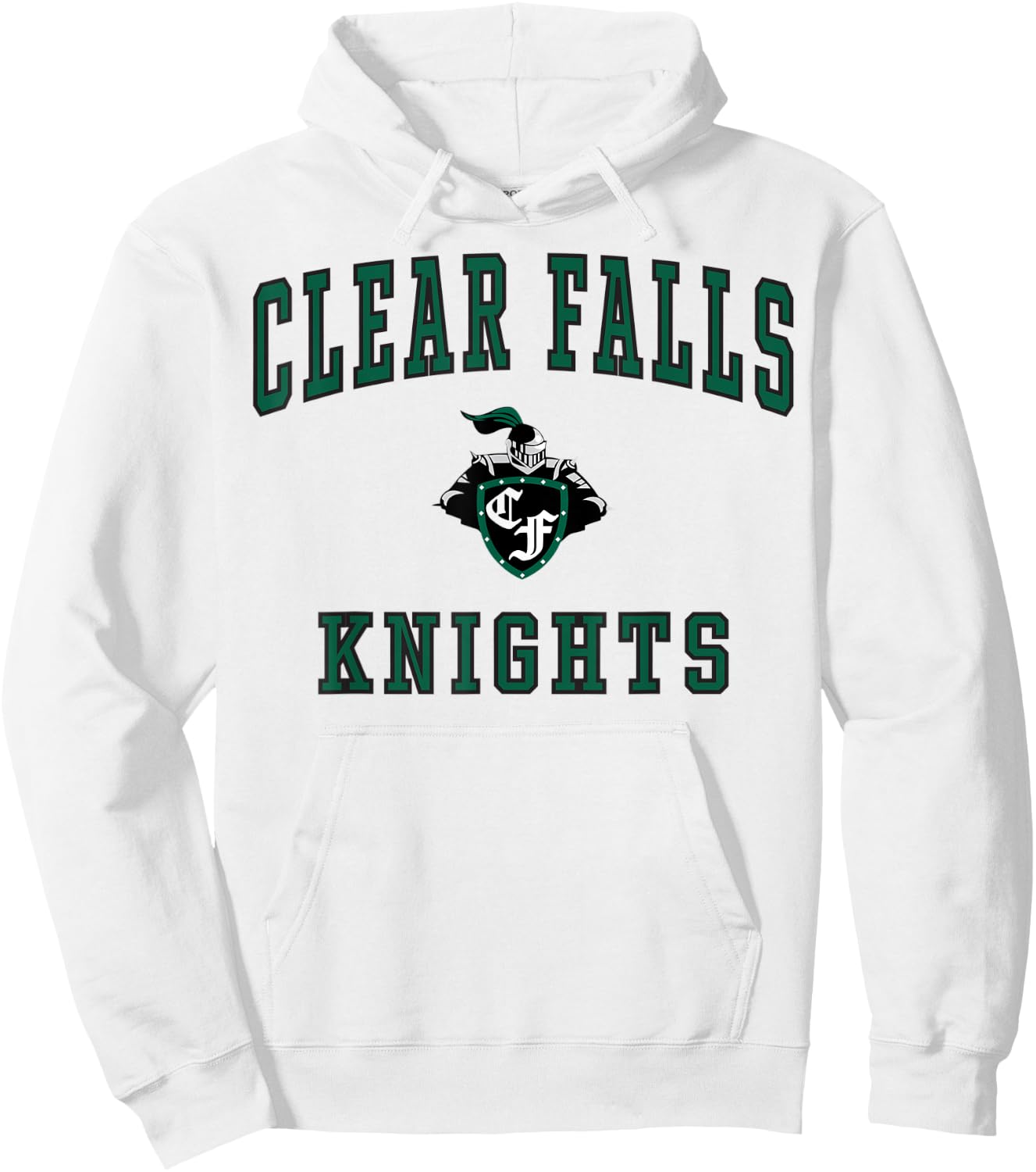 Clear Falls High School Knights C1 Hoodie - Hoodie | White