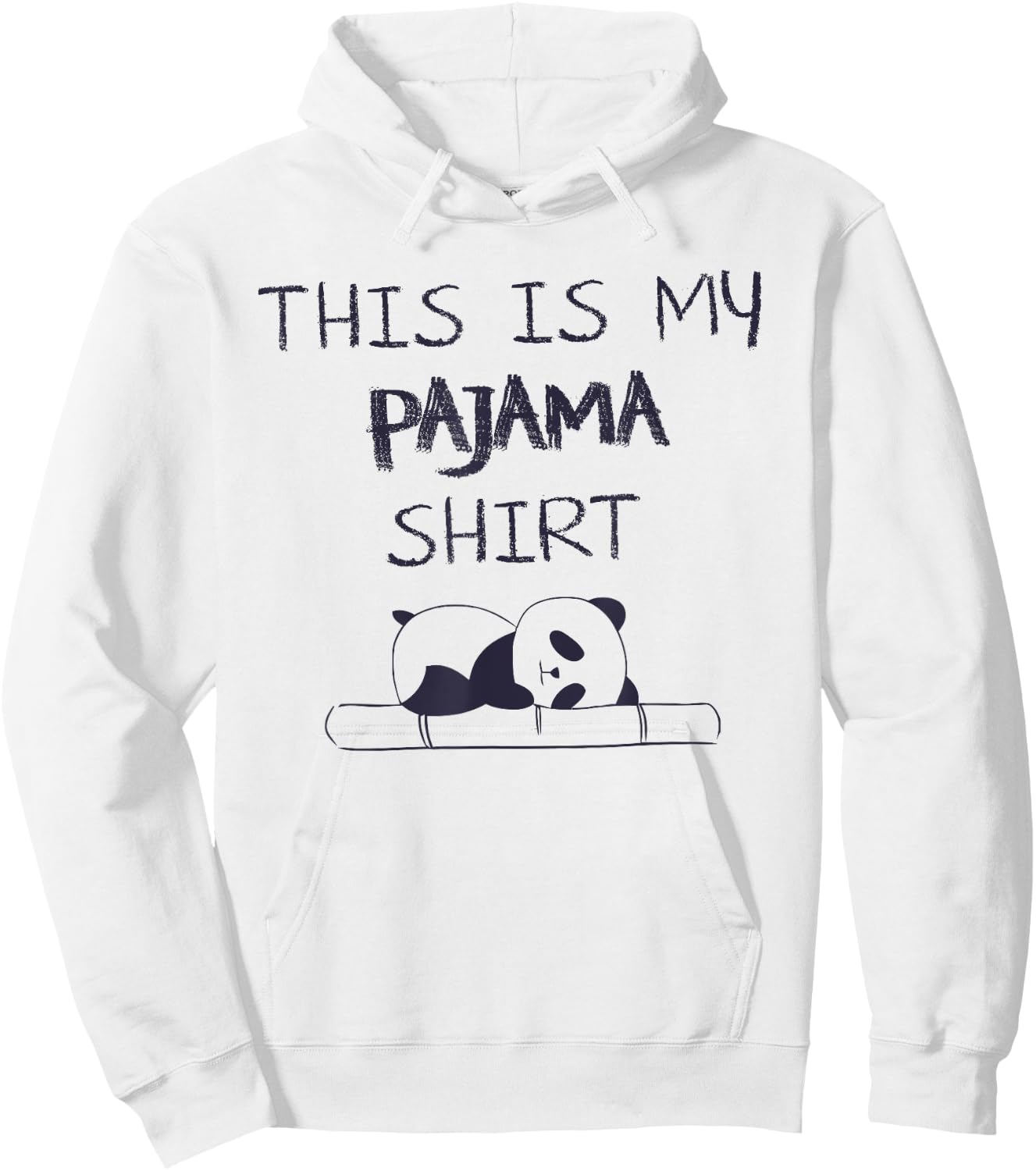 This Is My Pajama Shirt Funny Panda Family Pajamas Gift Hoodie - Hoodie | White