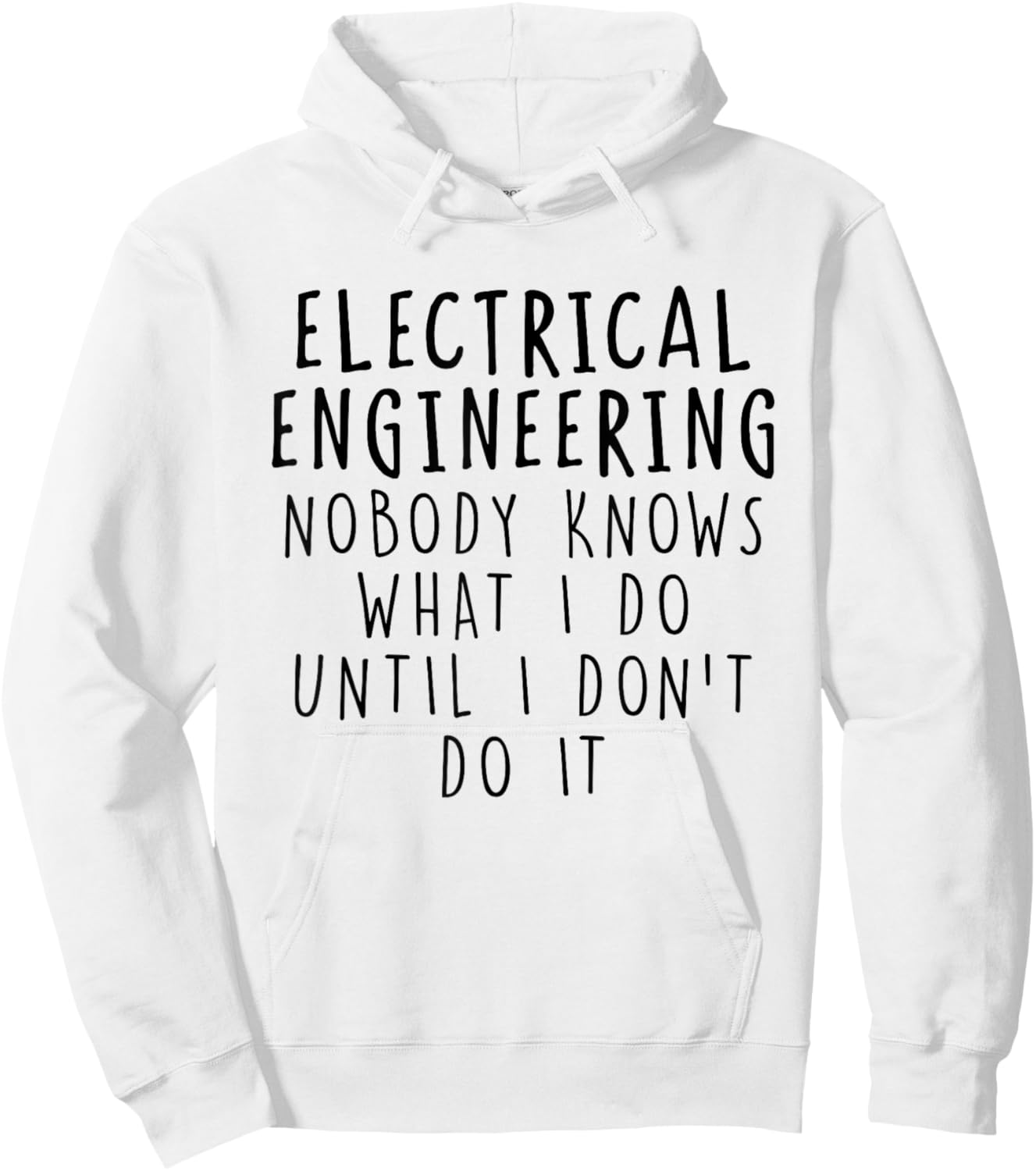 Funny Electrical Engineering Women's Electrical Engineer Modern Classic Casual White Small Graduation Hoodie - Hoodie | White