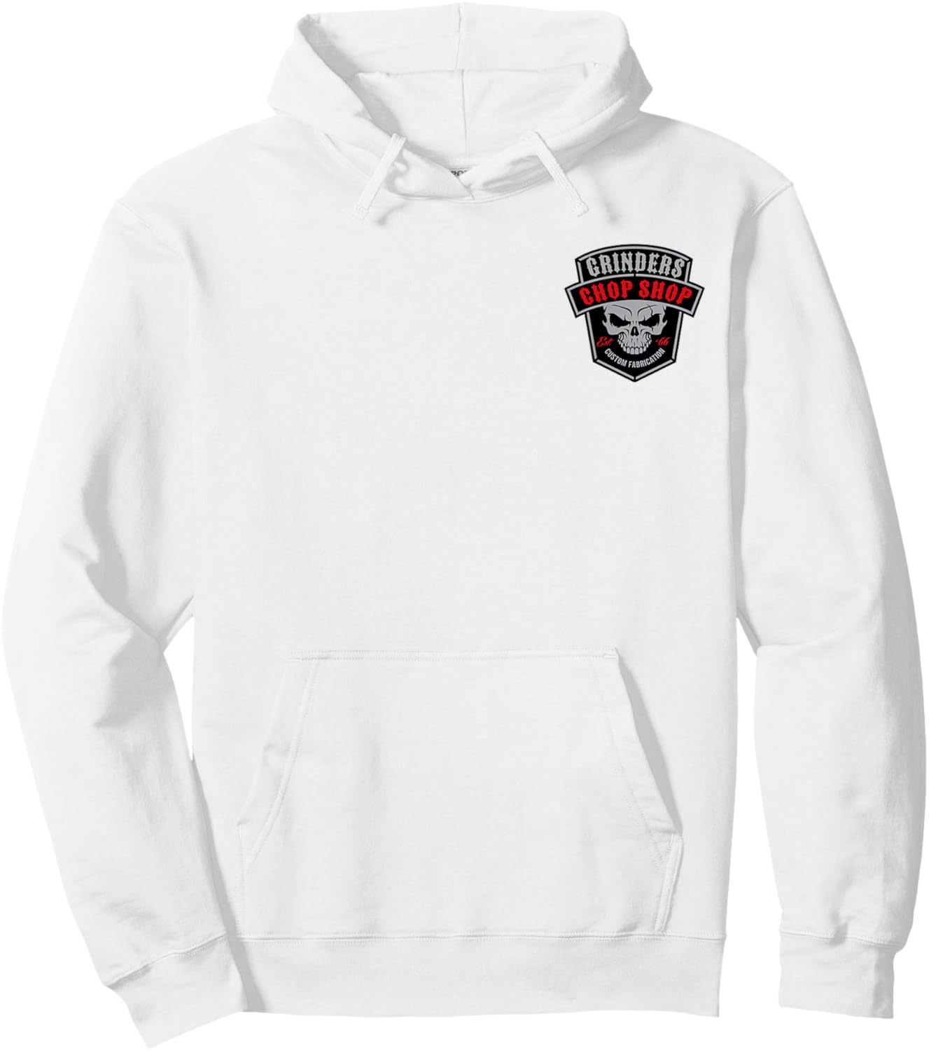 Hot Rod Chop Shop Hoodie - Hoodie | White