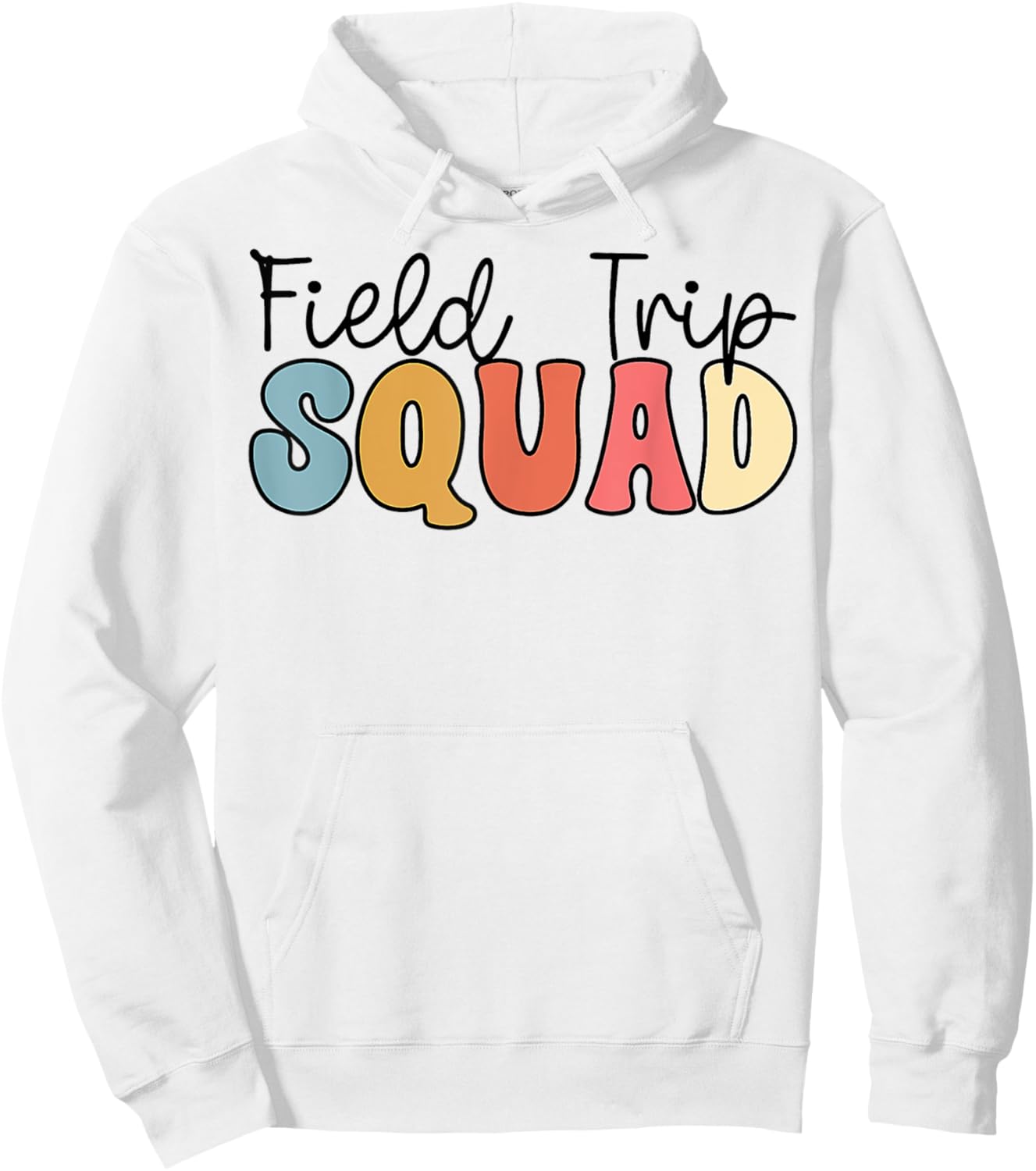 Field Trip squad leopard field day games kids kindergarten Hoodie - Hoodie | White