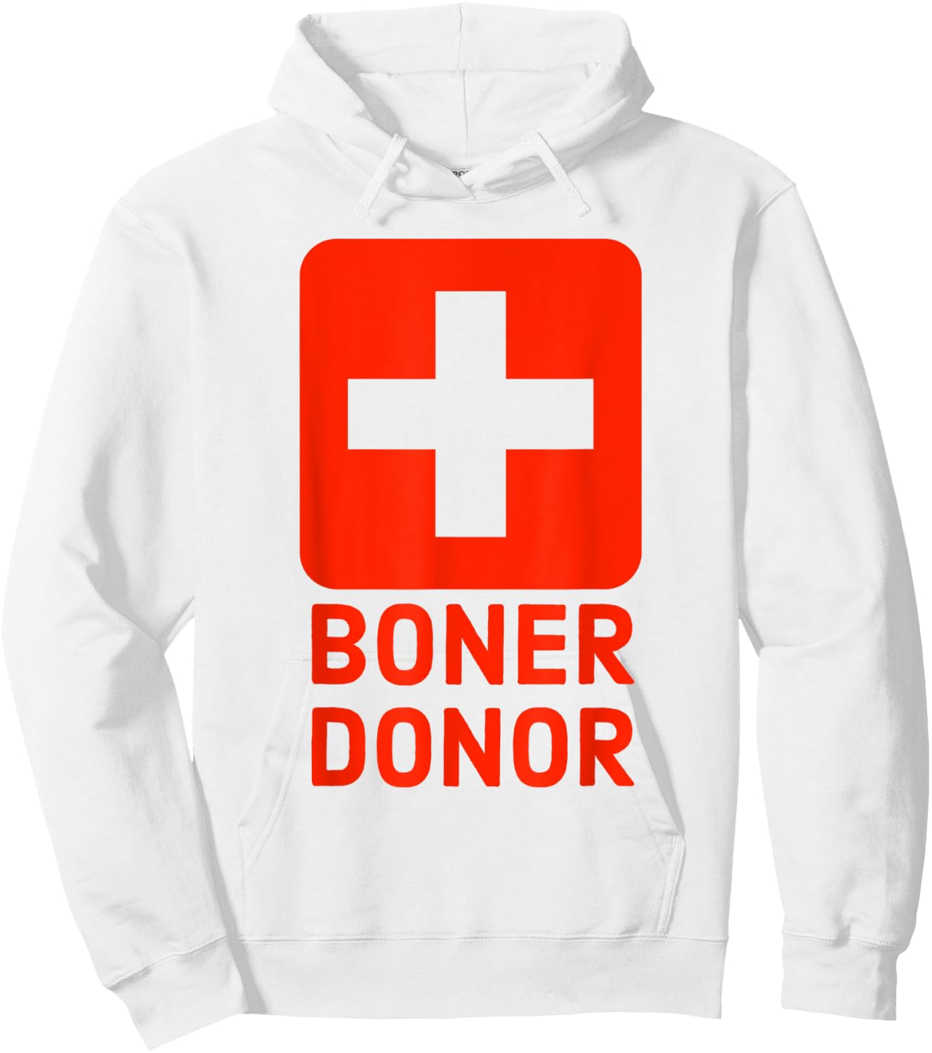 Boner Donor - Raunchy Halloween Hoodie - Hoodie | White