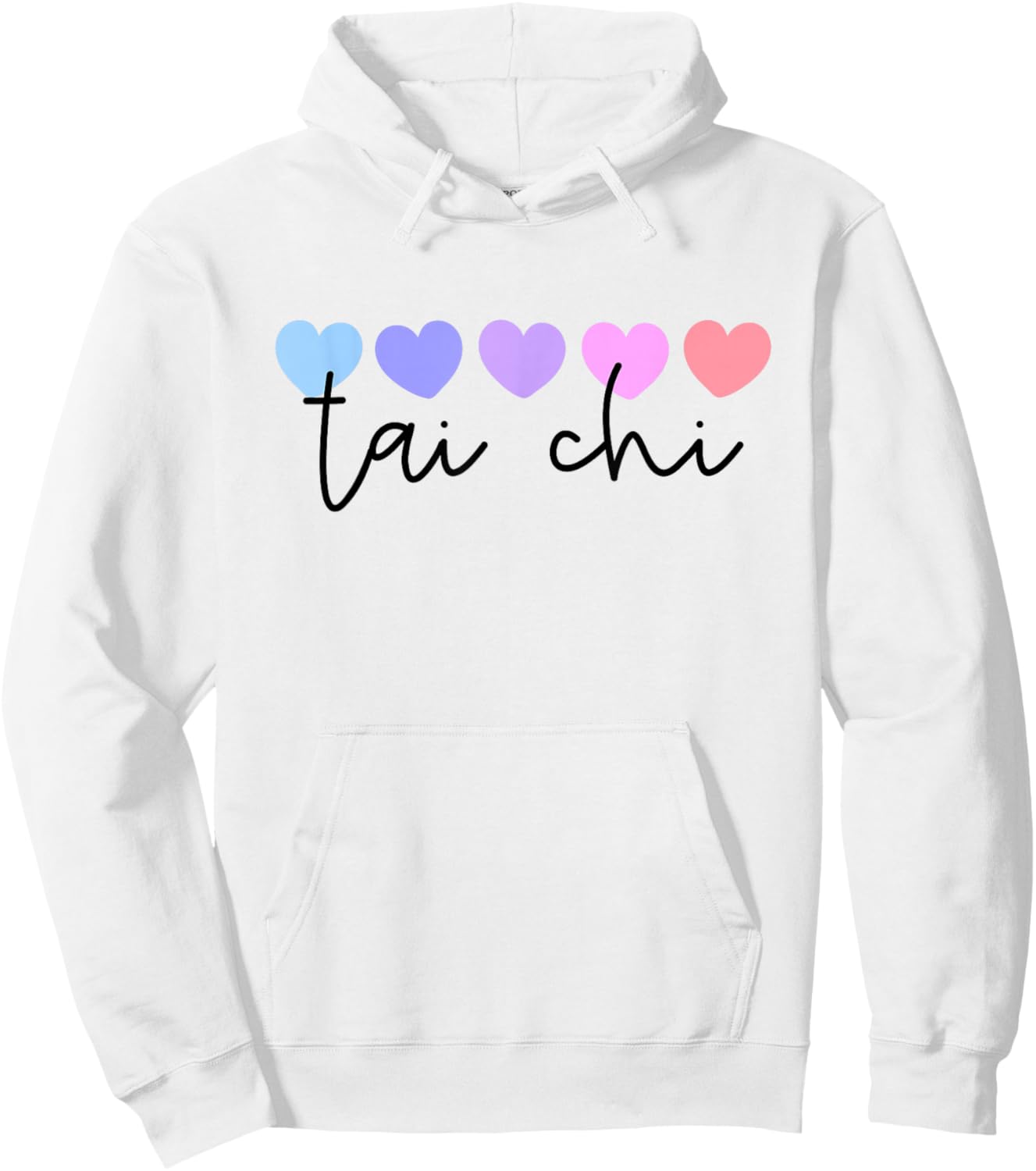 Tai Chi Lover Heart Women Girls or Mom Hoodie - Hoodie | White