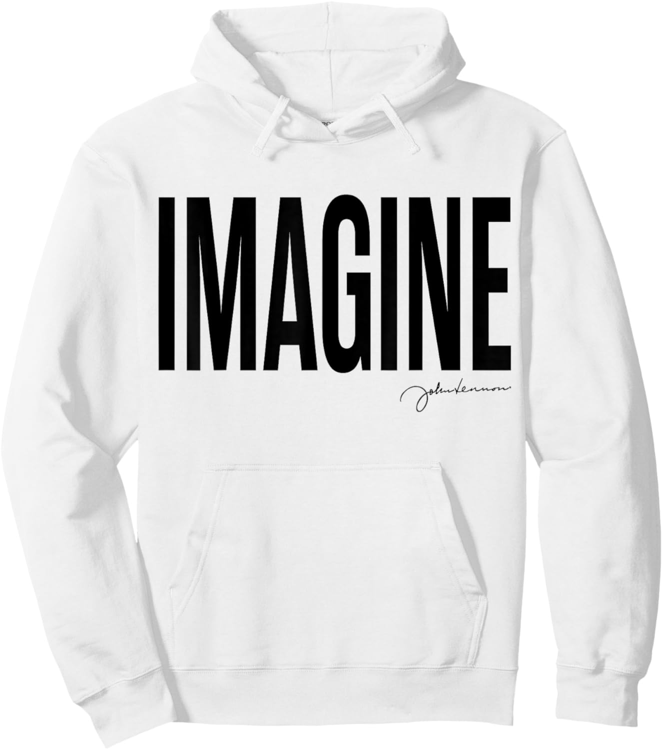 John Lennon - Just Imagine Hoodie - Hoodie | White