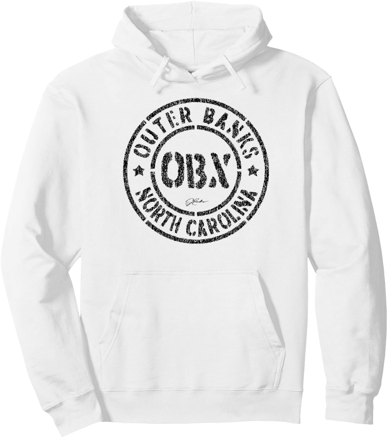 JCombs: Outer Banks, OBX, NC Hoodie - Hoodie | White