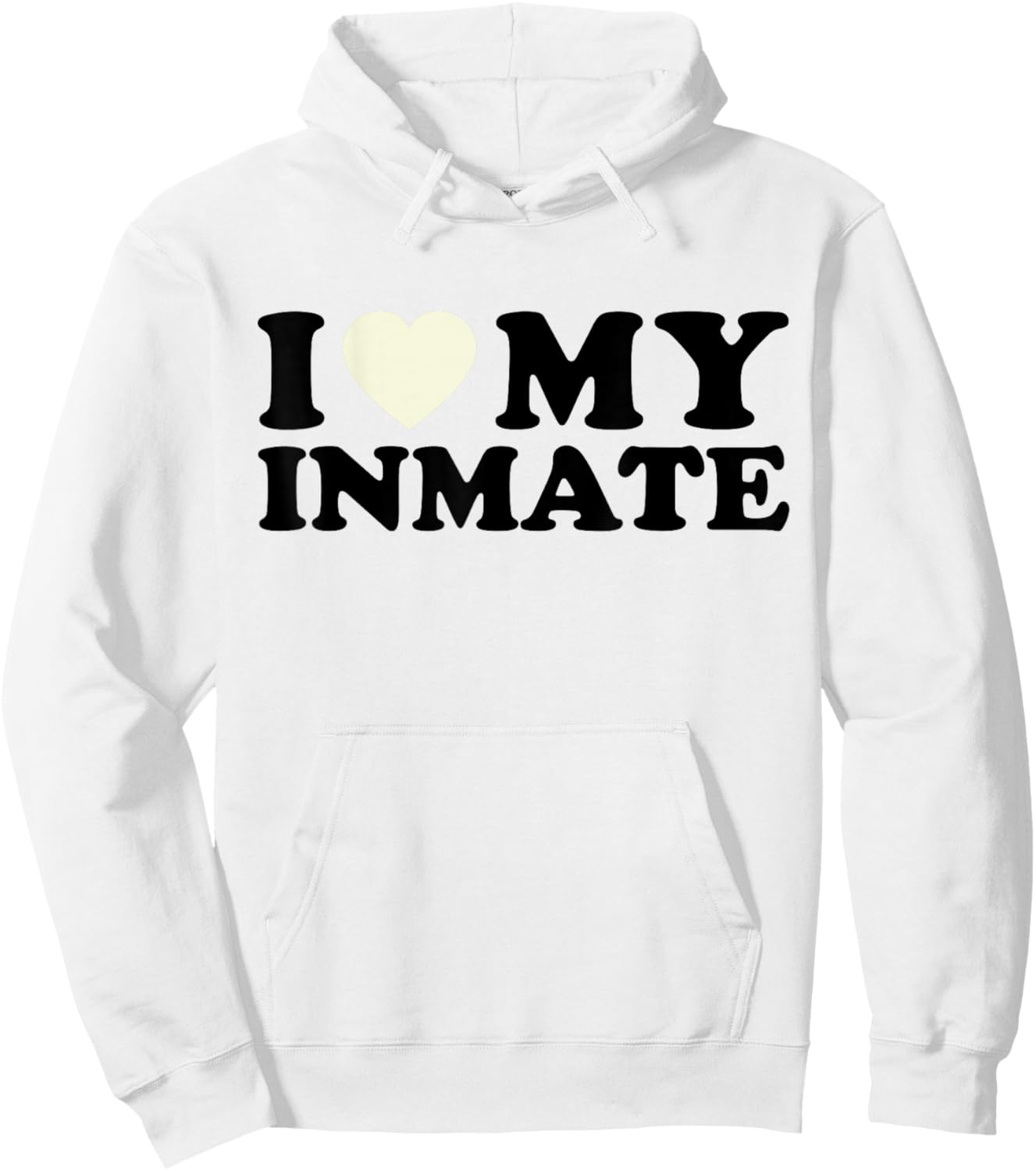 Funny I Love My Inmate College University Life Roommate Hoodie - Hoodie | White