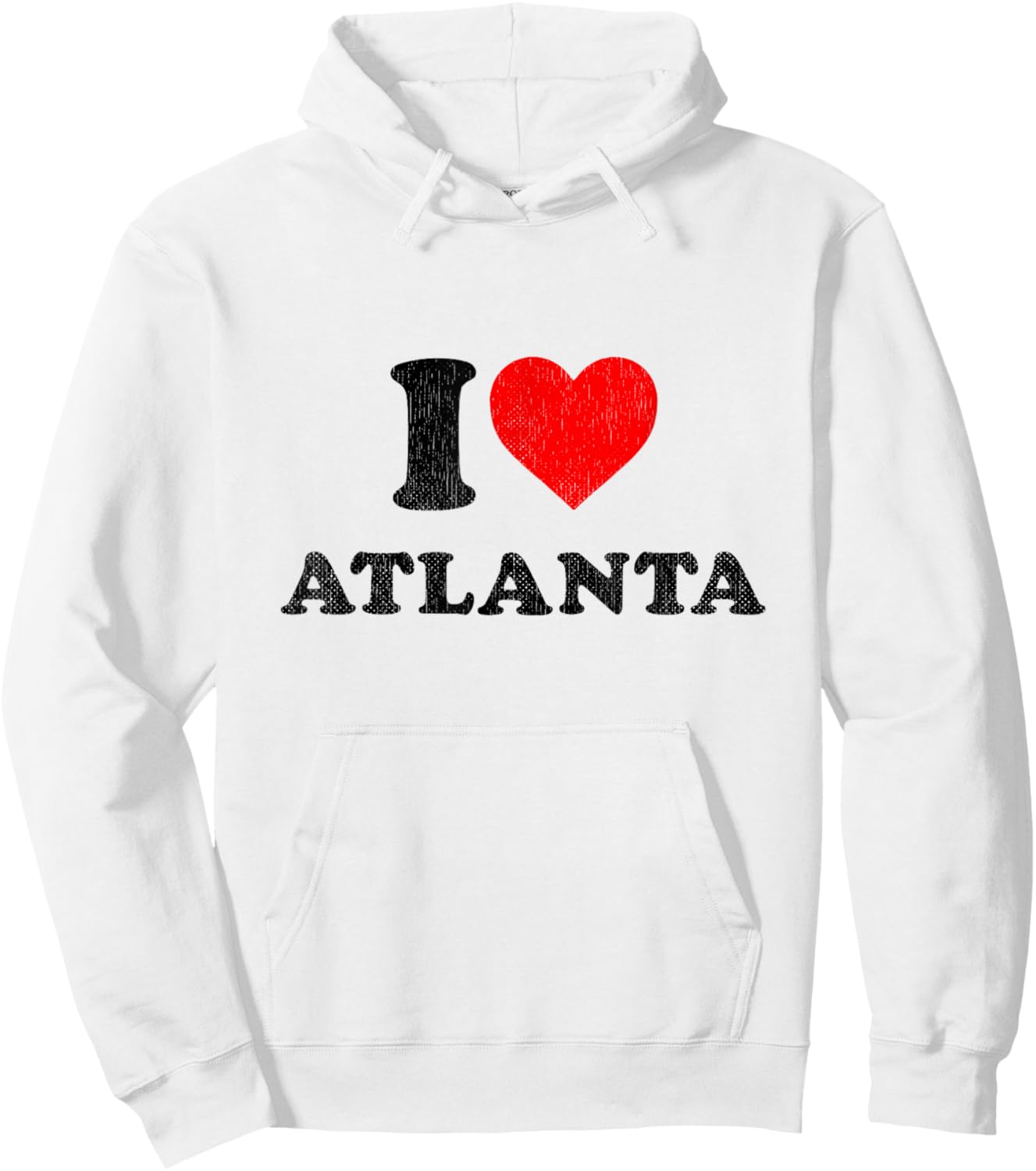 I Heart ATL Souvenir I Love Atlanta Hoodie - Hoodie | White
