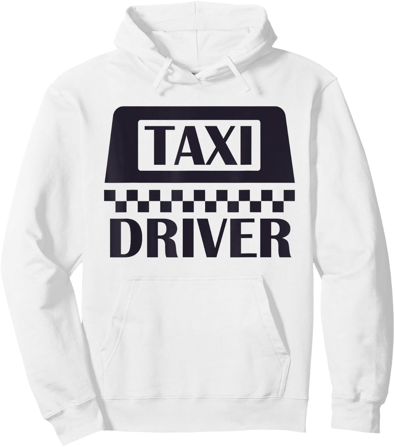 Yellow Taxi Costume Halloween Funny Taxi Driver Men Driving Hoodie - Hoodie | White