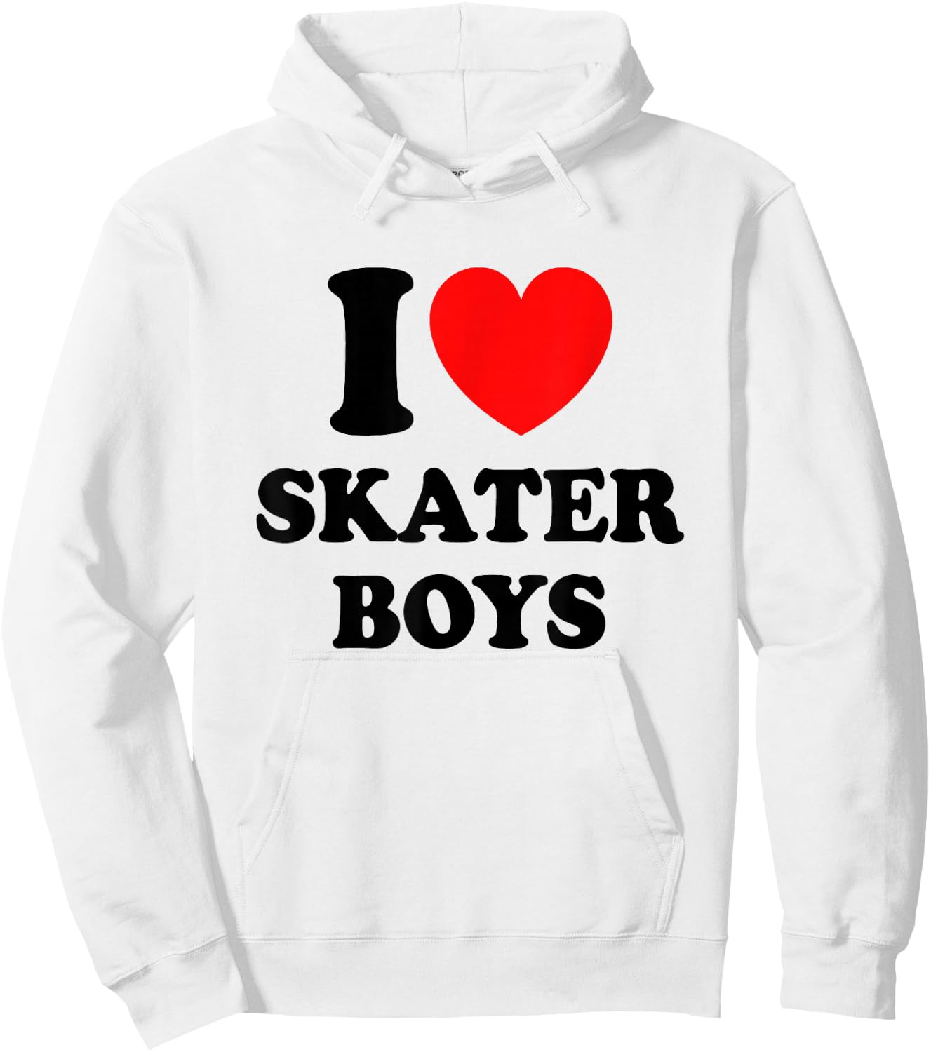 I Love Skater Boys Shirt for Skateboard Girls Mothers Day Hoodie - Hoodie | White